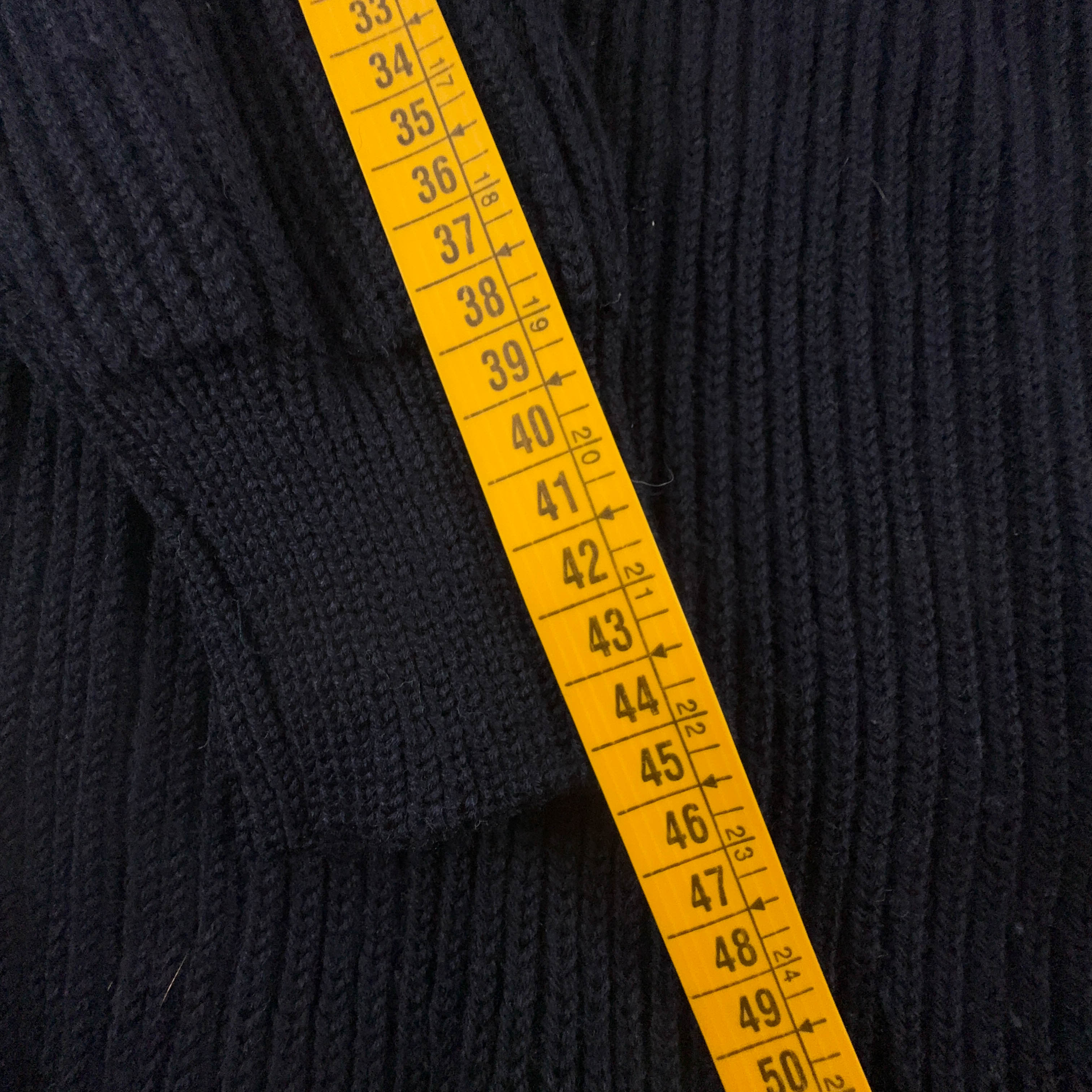 Maglione Helly Hansen blu scuro a girocollo 100% lana - Taglia M uomo