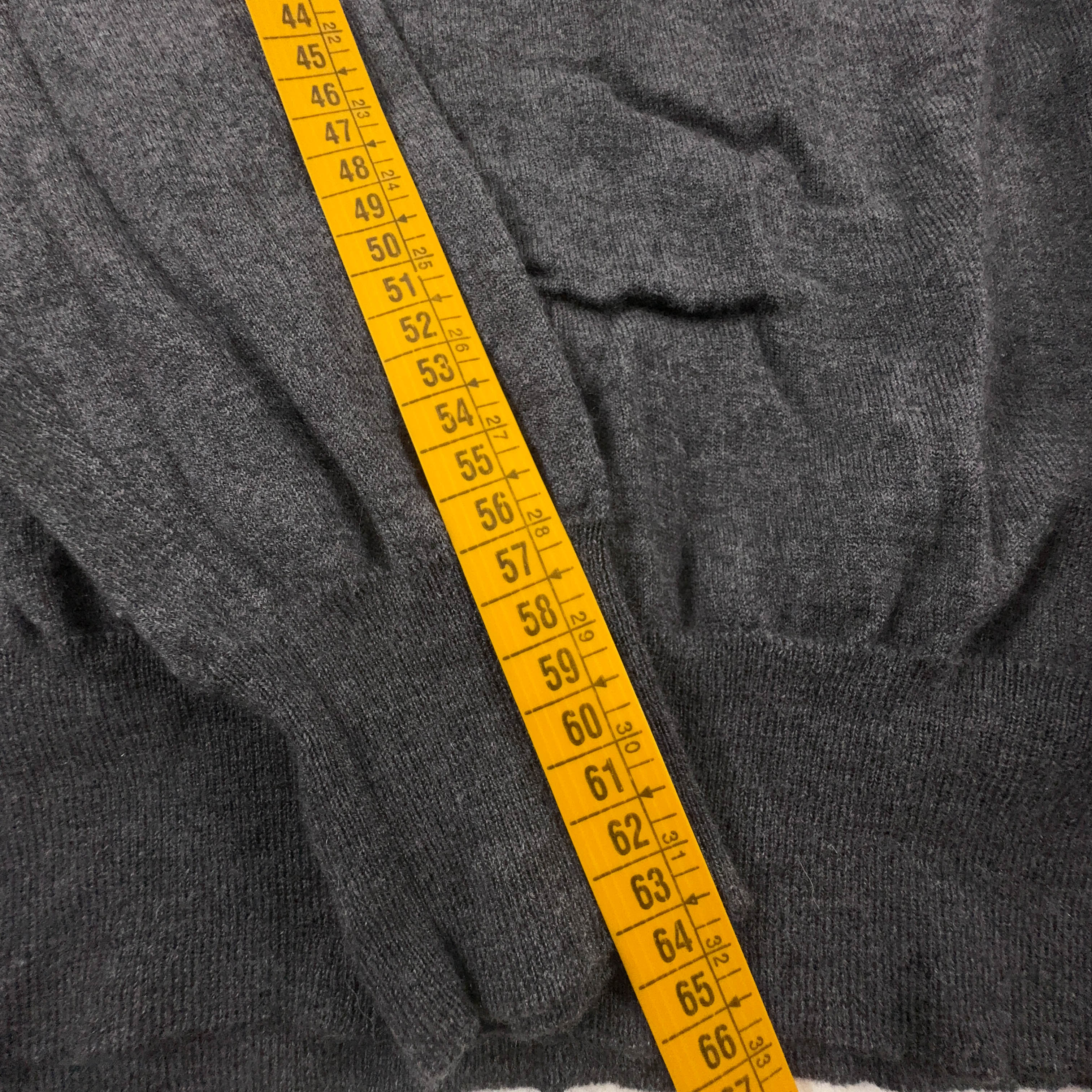 Maglione leggero Fred Perry grigio scuro girocollo misto lana - Taglia M uomo