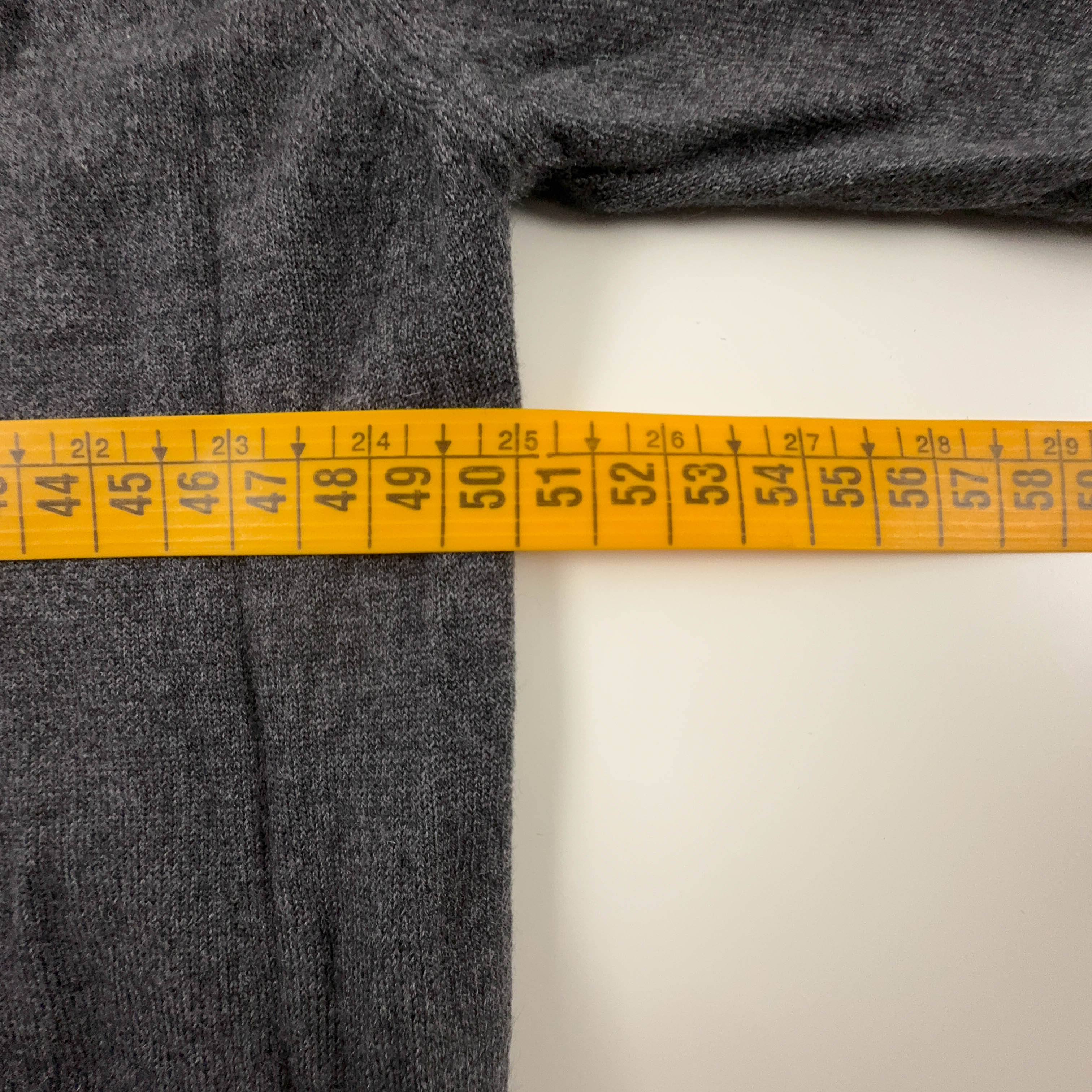 Maglione leggero Fred Perry grigio scuro girocollo misto lana - Taglia M uomo