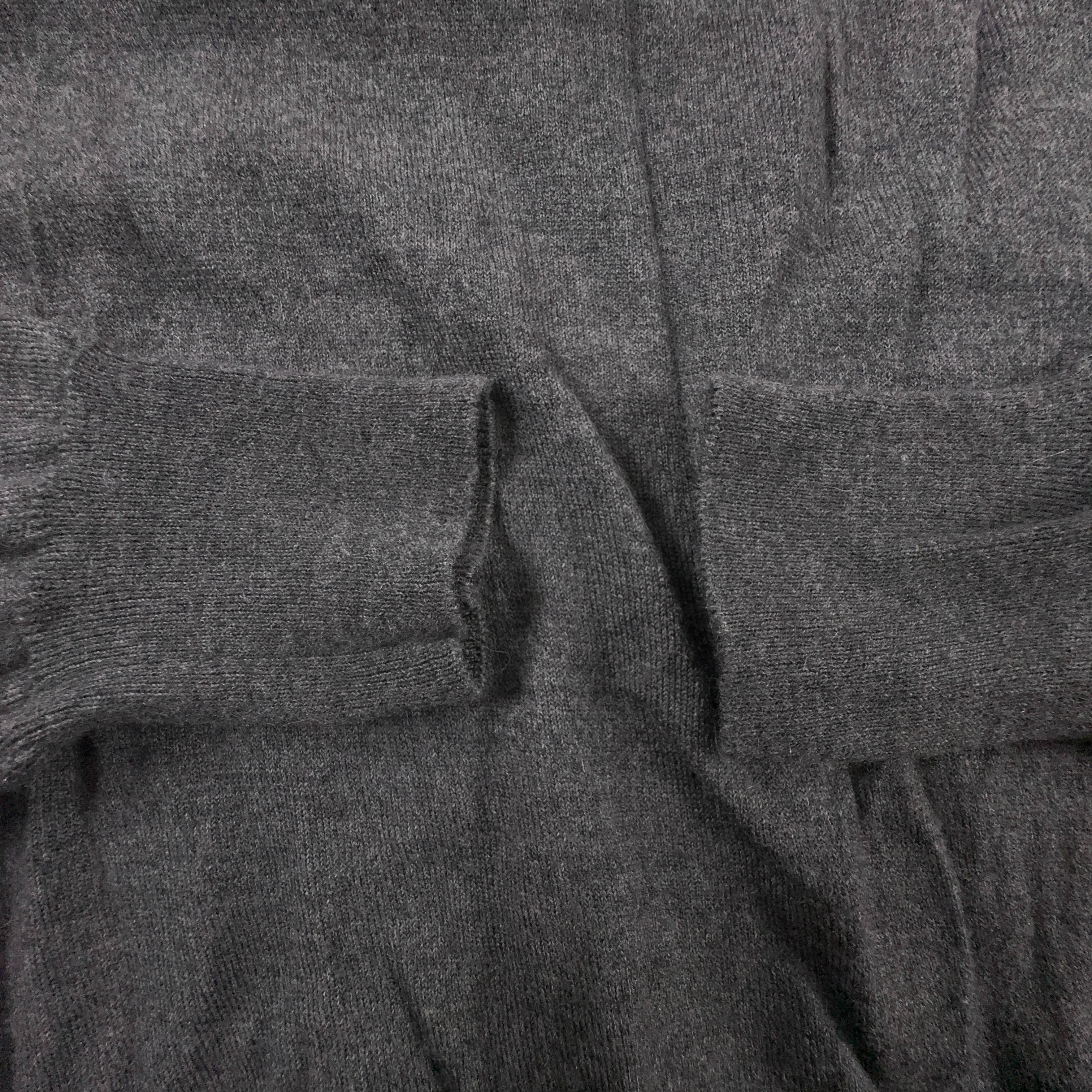 Maglione leggero Fred Perry grigio scuro girocollo misto lana - Taglia M uomo