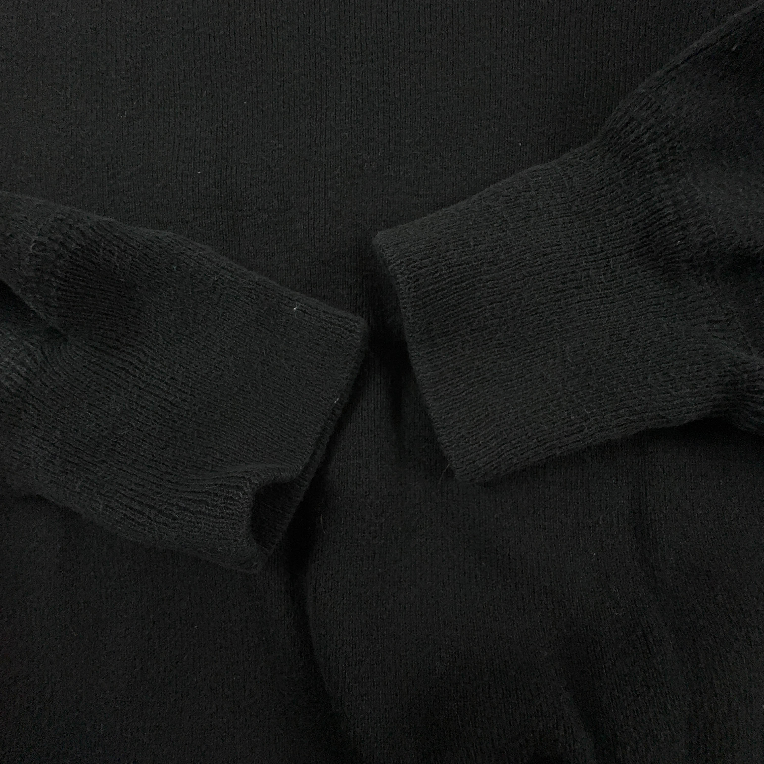 Maglione Ralph Lauren nero a girocollo con logo ricamato - Taglia M uomo