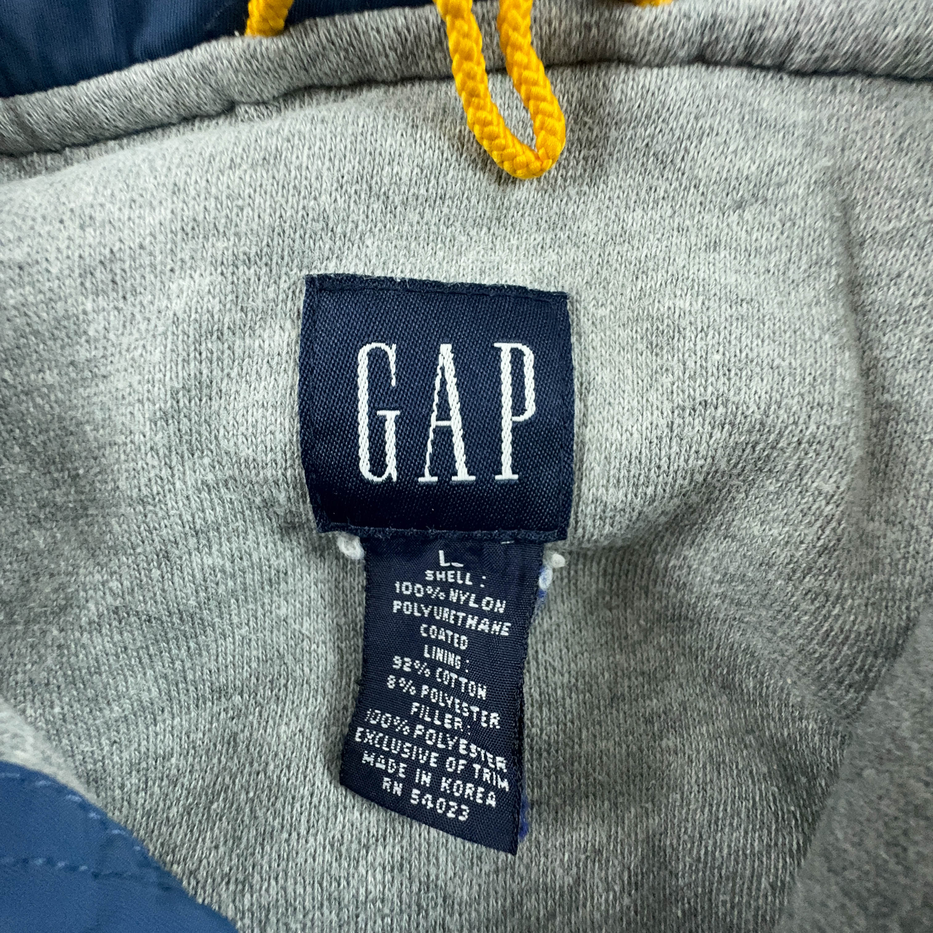 Giacca GAP Vintage Piranha Liga blu con bottoni  - Taglia M/L donna