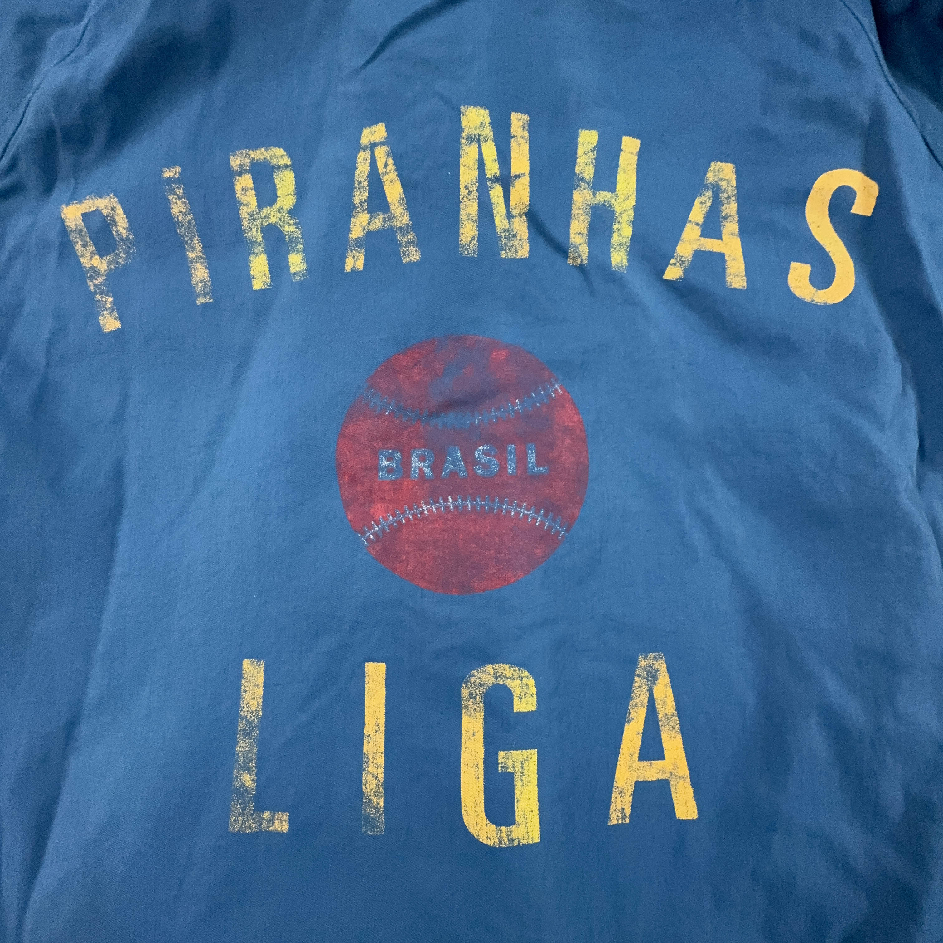 Giacca GAP Vintage Piranha Liga blu con bottoni  - Taglia M/L donna