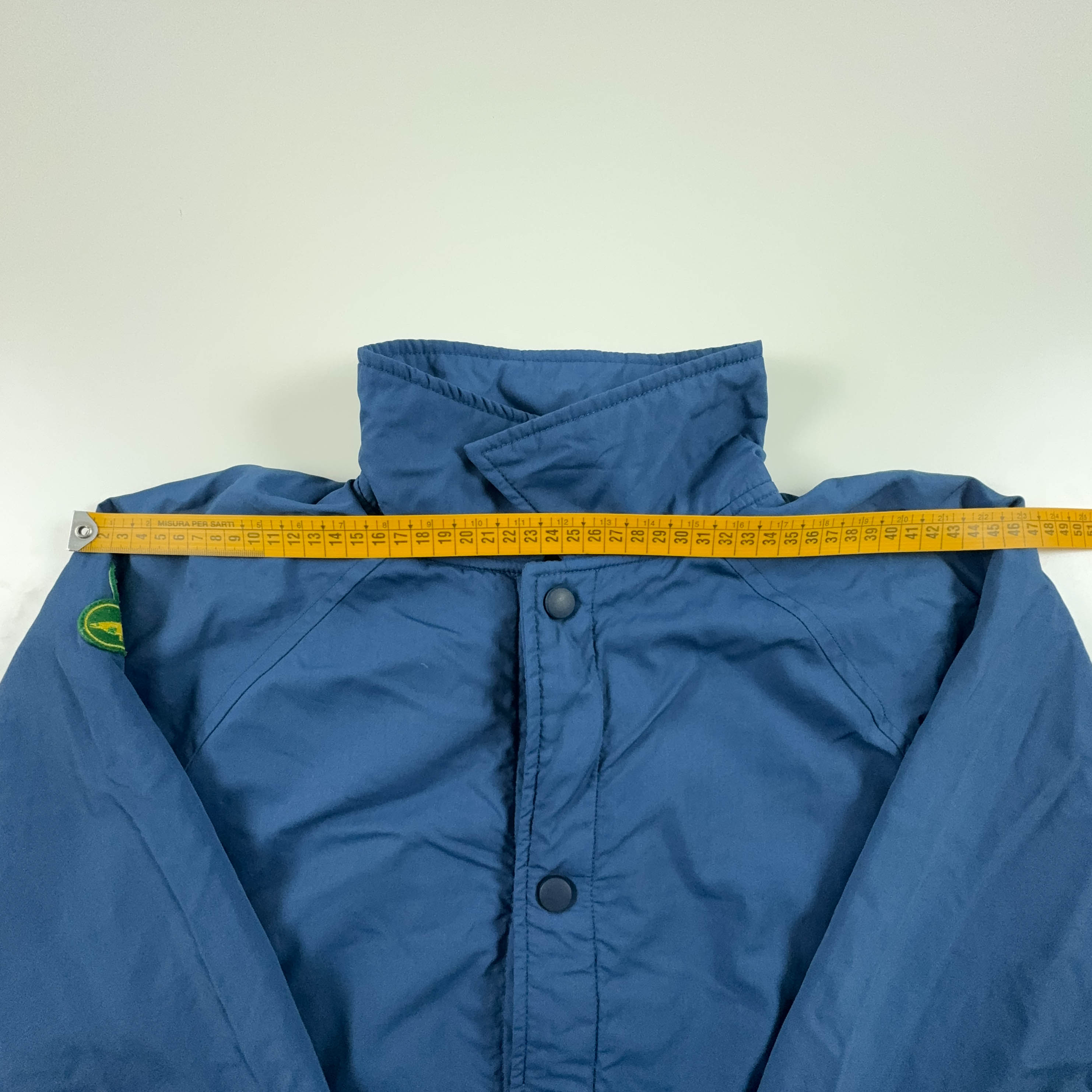 Giacca GAP Vintage Piranha Liga blu con bottoni  - Taglia M/L donna
