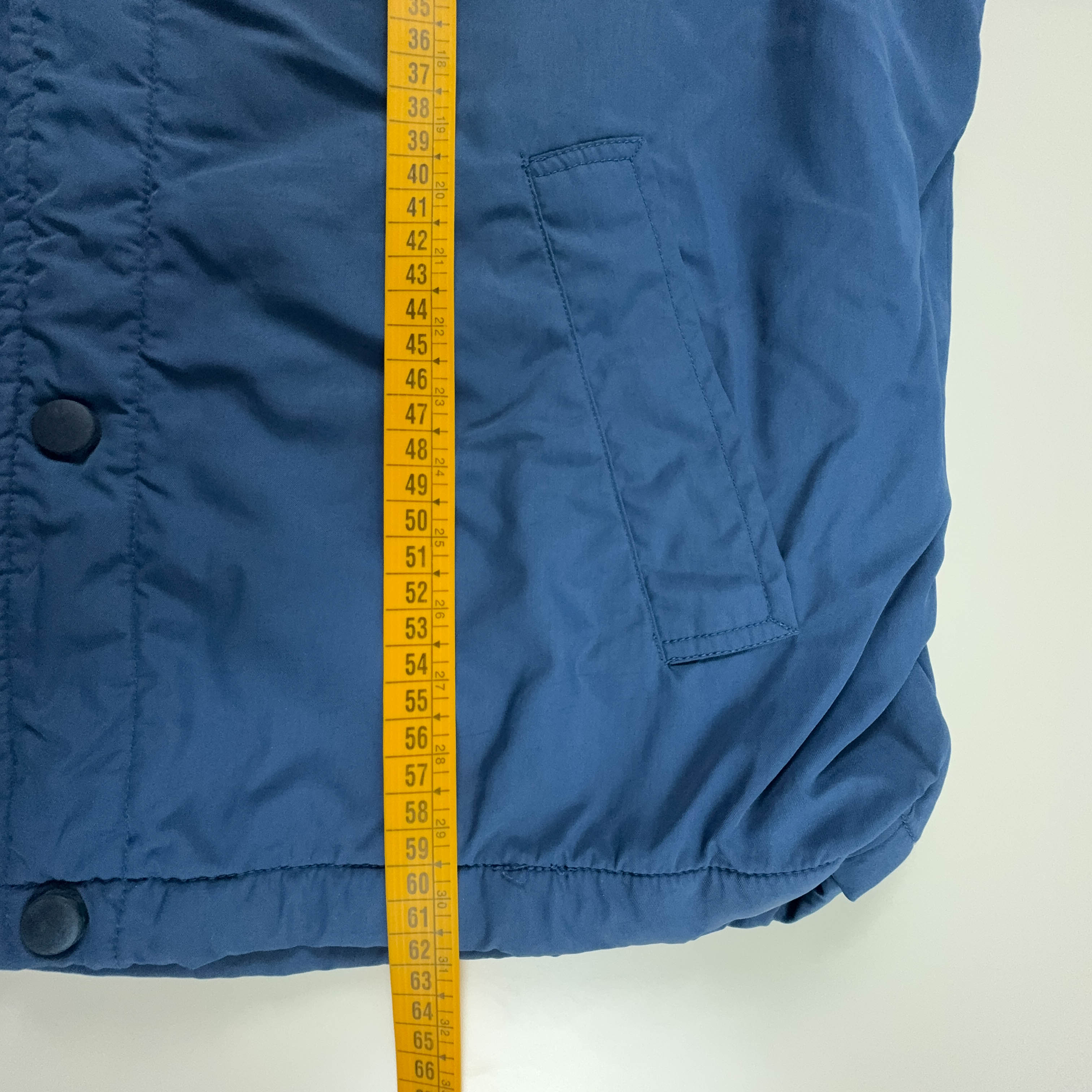 Giacca GAP Vintage Piranha Liga blu con bottoni  - Taglia M/L donna