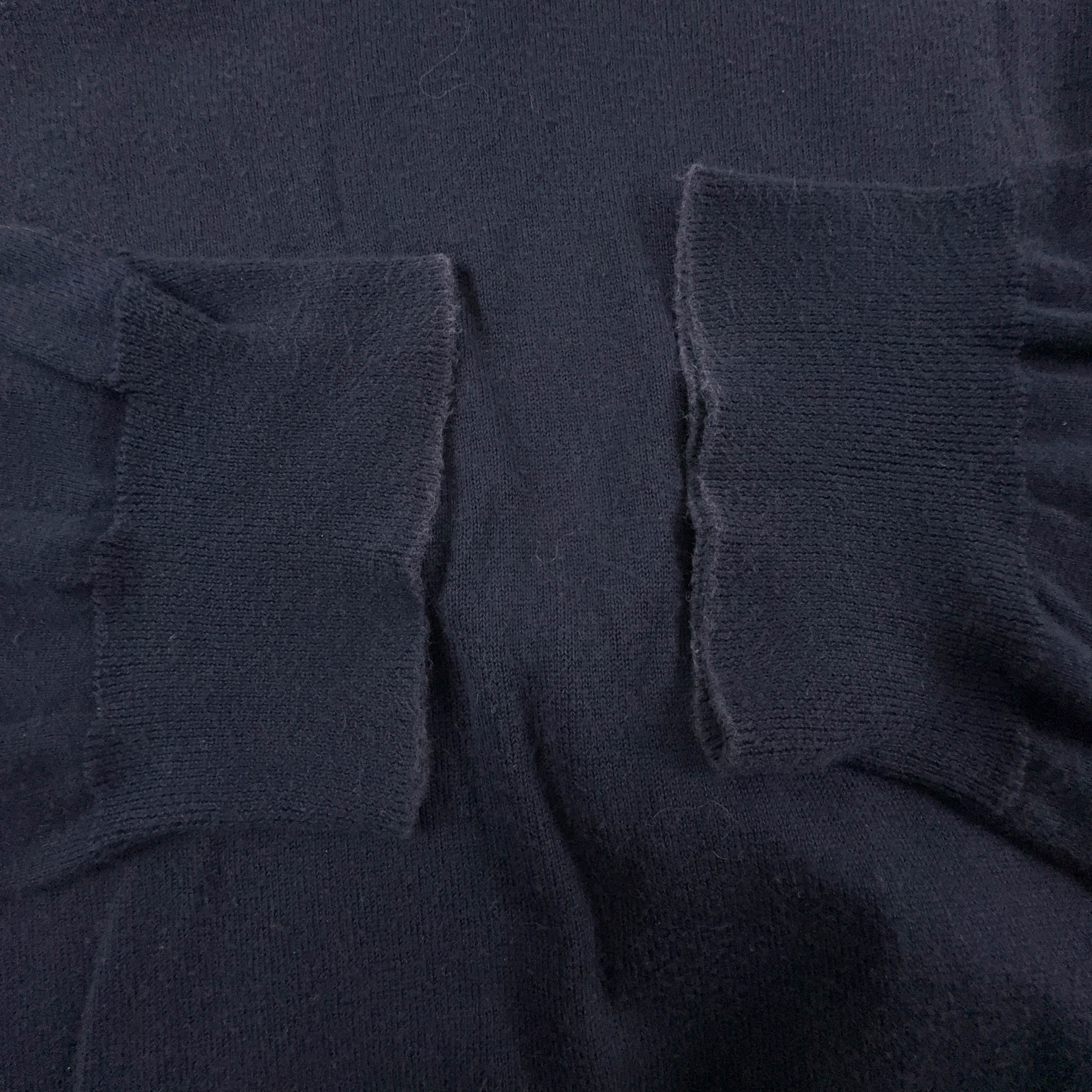 Maglione leggero Ralph Lauren Vintage blu scuro scollo a V - Taglia M uomo