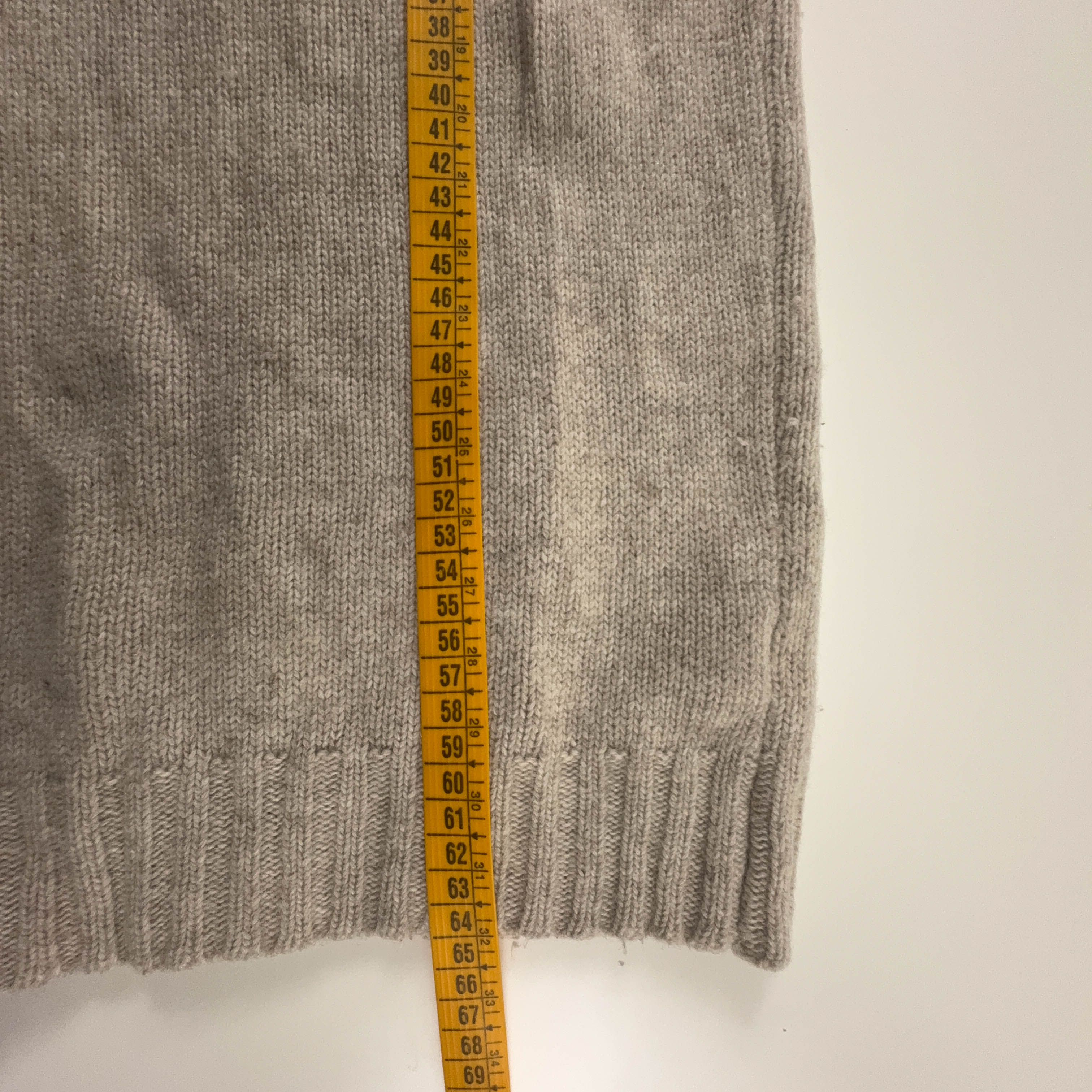 Maglione Napapijri crema quarter zip 100% lana d'agnello - Taglia M uomo