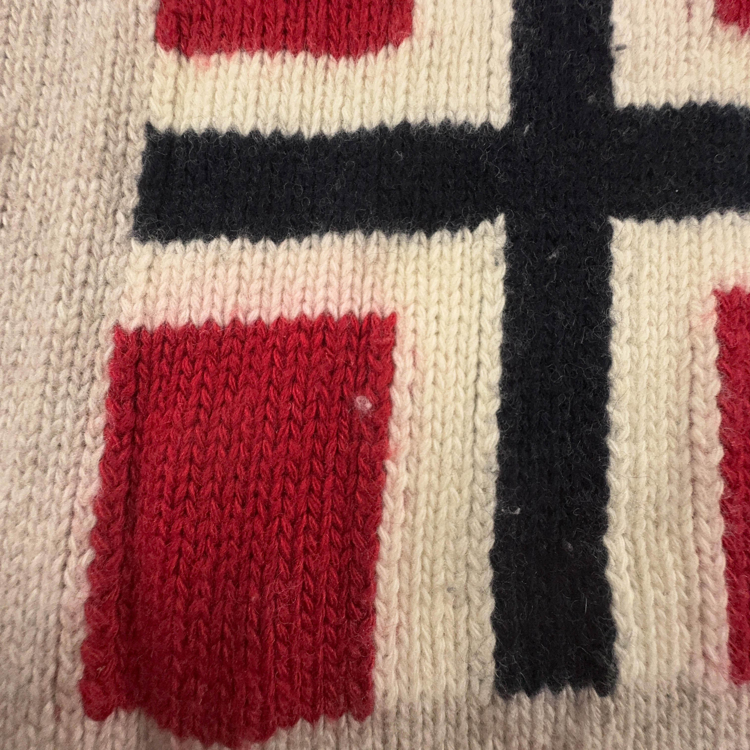 Maglione Napapijri crema quarter zip 100% lana d'agnello - Taglia M uomo