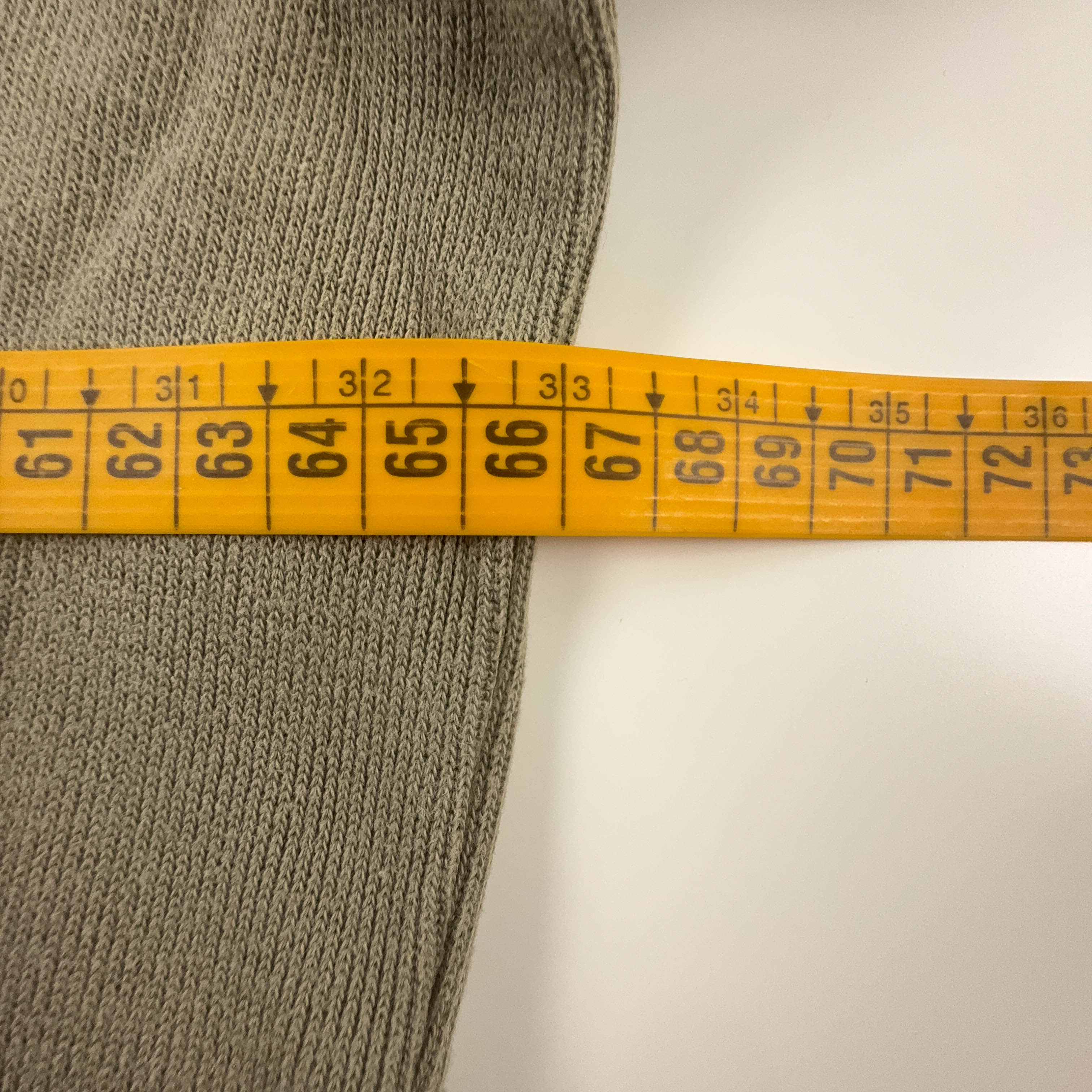 Maglione Ralph Lauren quarter zip beige con inserto a quadretti - Taglia XL uomo