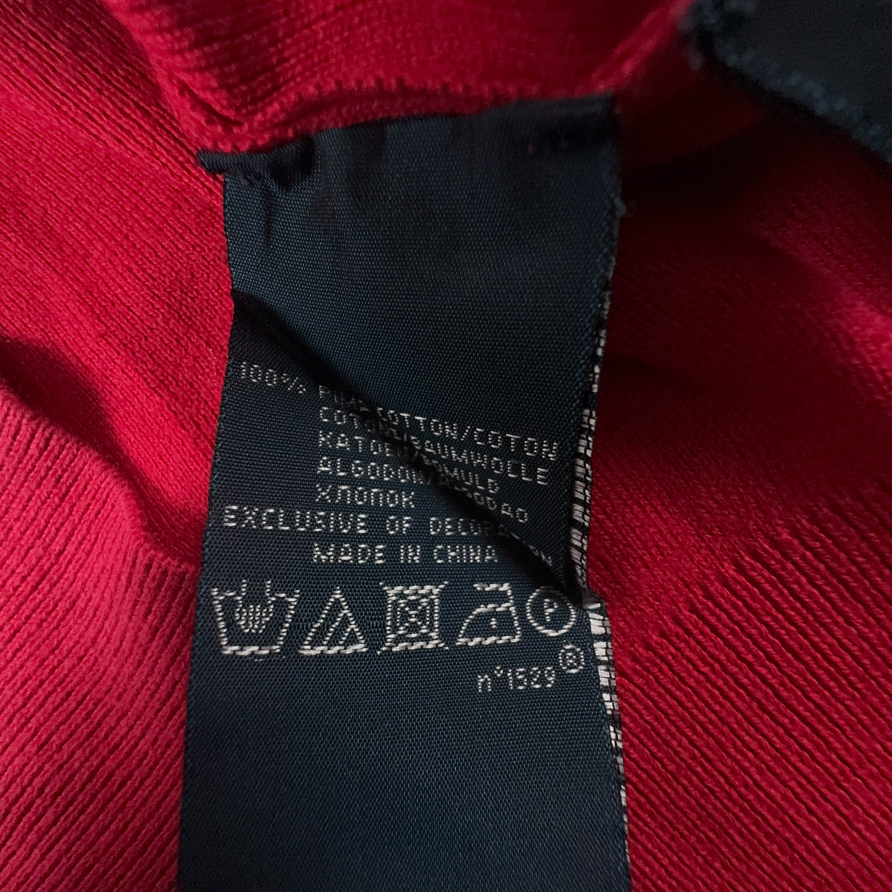 Maglione leggero Ralph Lauren rosso scollo a V 100% cotone - Taglia M uomo