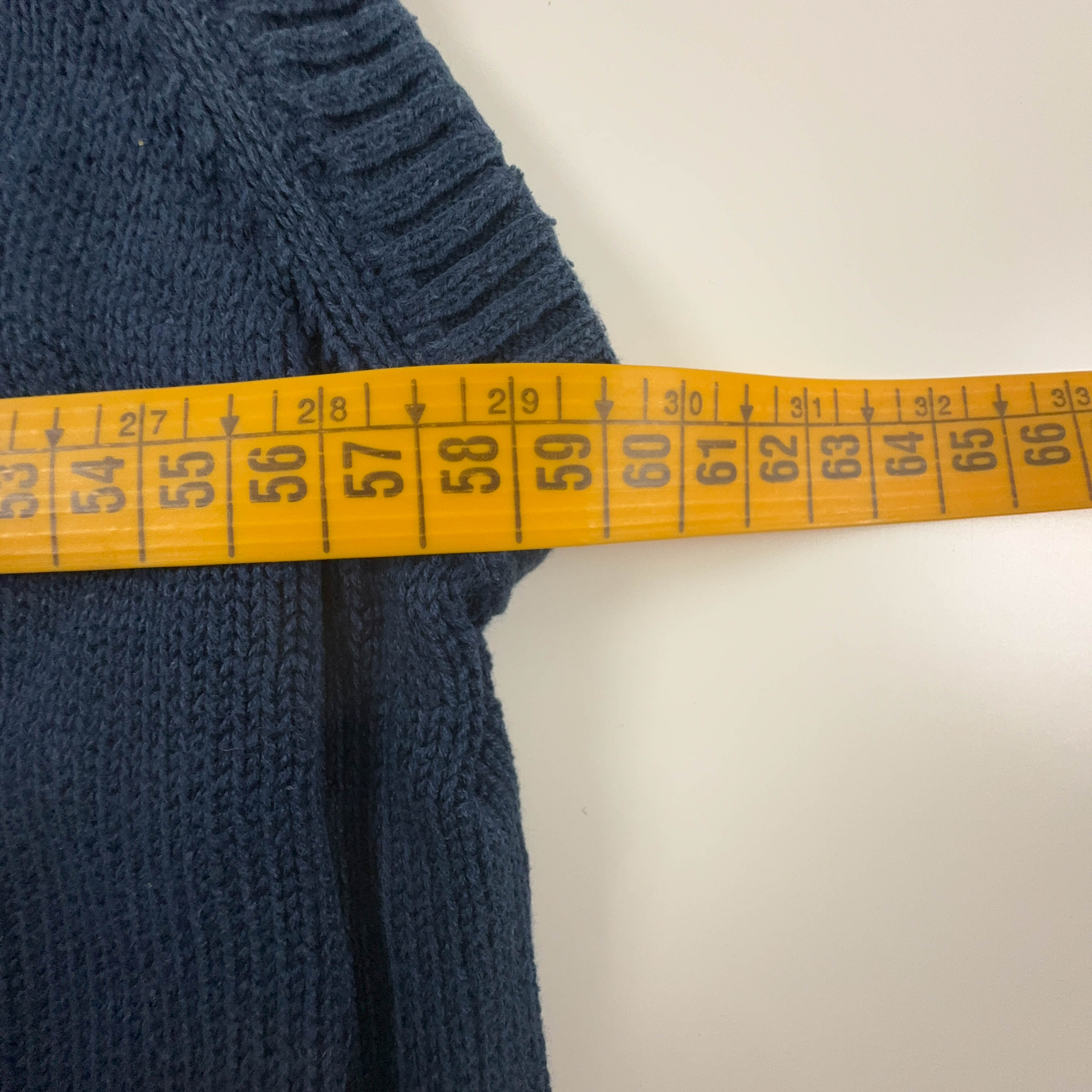 Gilet Lacoste blu scuro scollo a V 100% cotone - Taglia 6 uomo