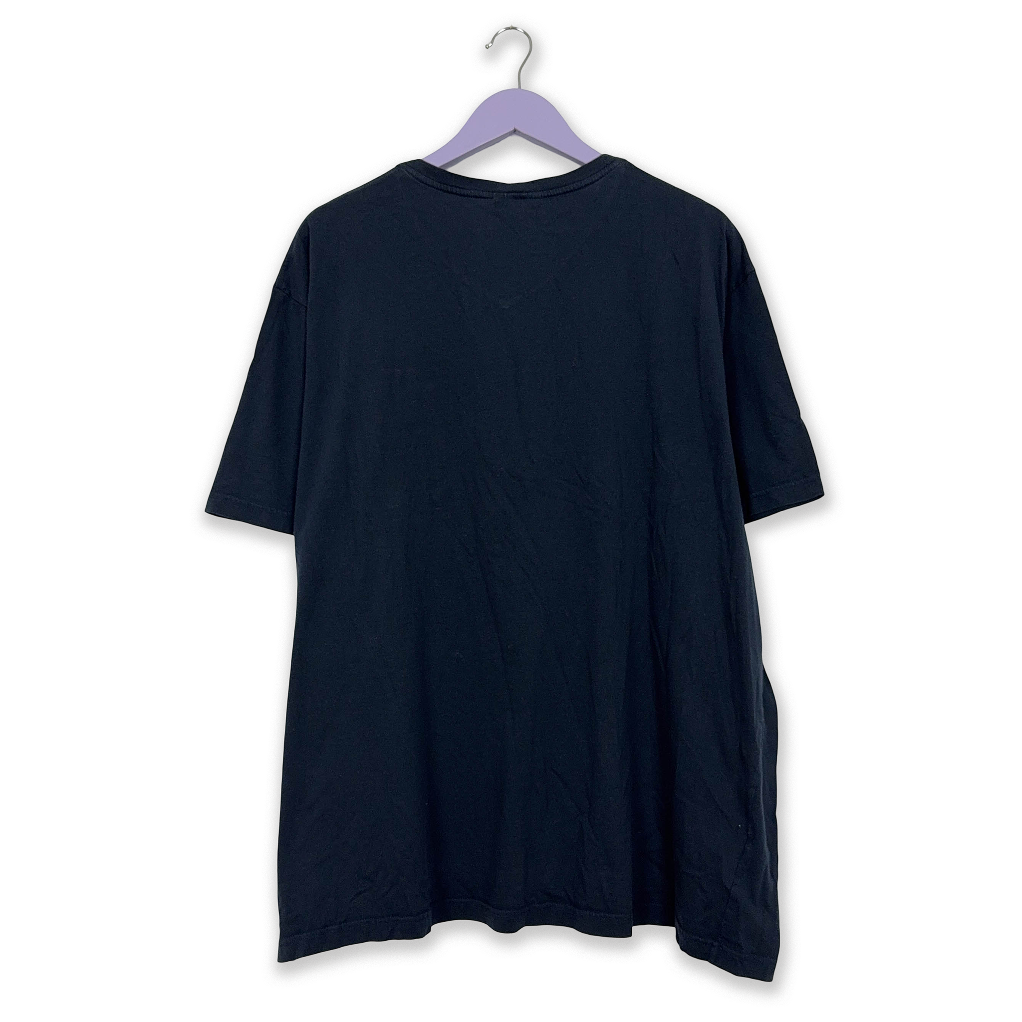 Lacoste Regular Fit Crew Neck Dark Blue T-Shirt - Men's Size 10