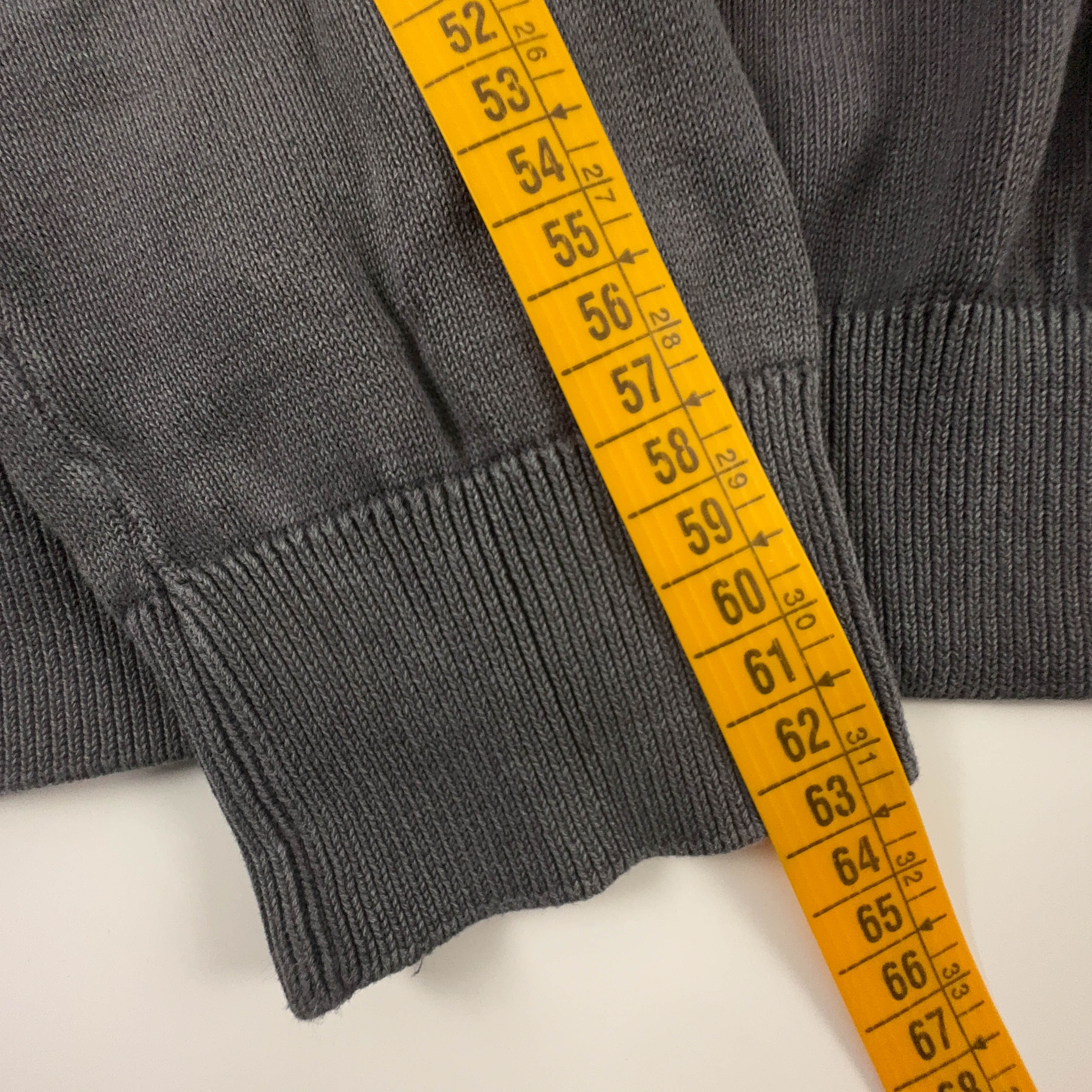 Maglione leggero Napapijri grigio scuro girocollo 100% cotone - Taglia S uomo