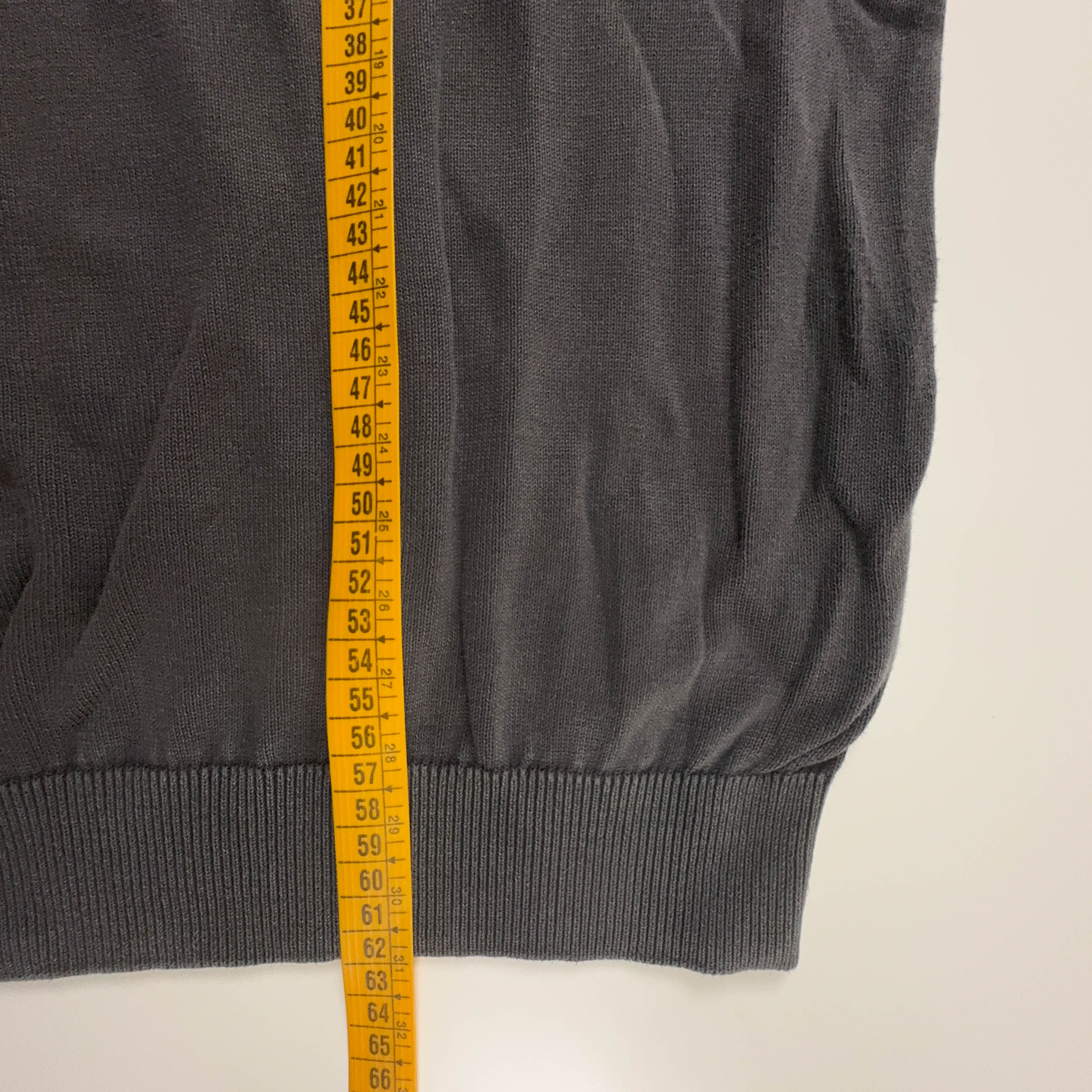 Maglione leggero Napapijri grigio scuro girocollo 100% cotone - Taglia S uomo