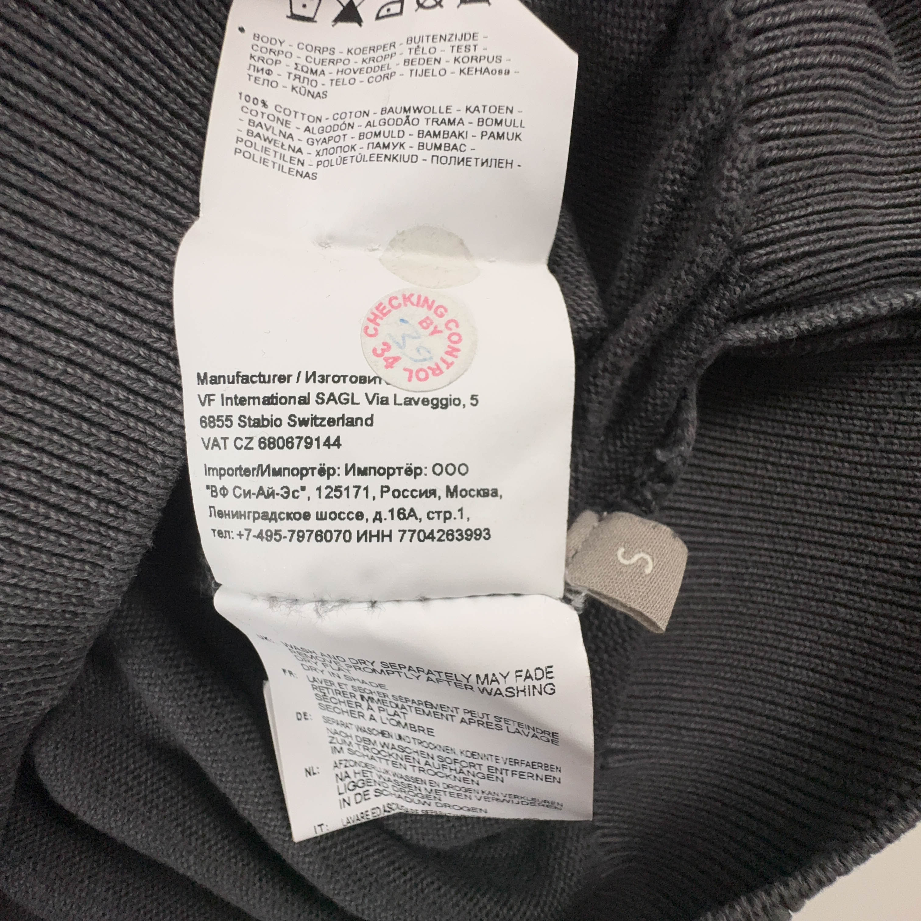 Maglione leggero Napapijri grigio scuro girocollo 100% cotone - Taglia S uomo