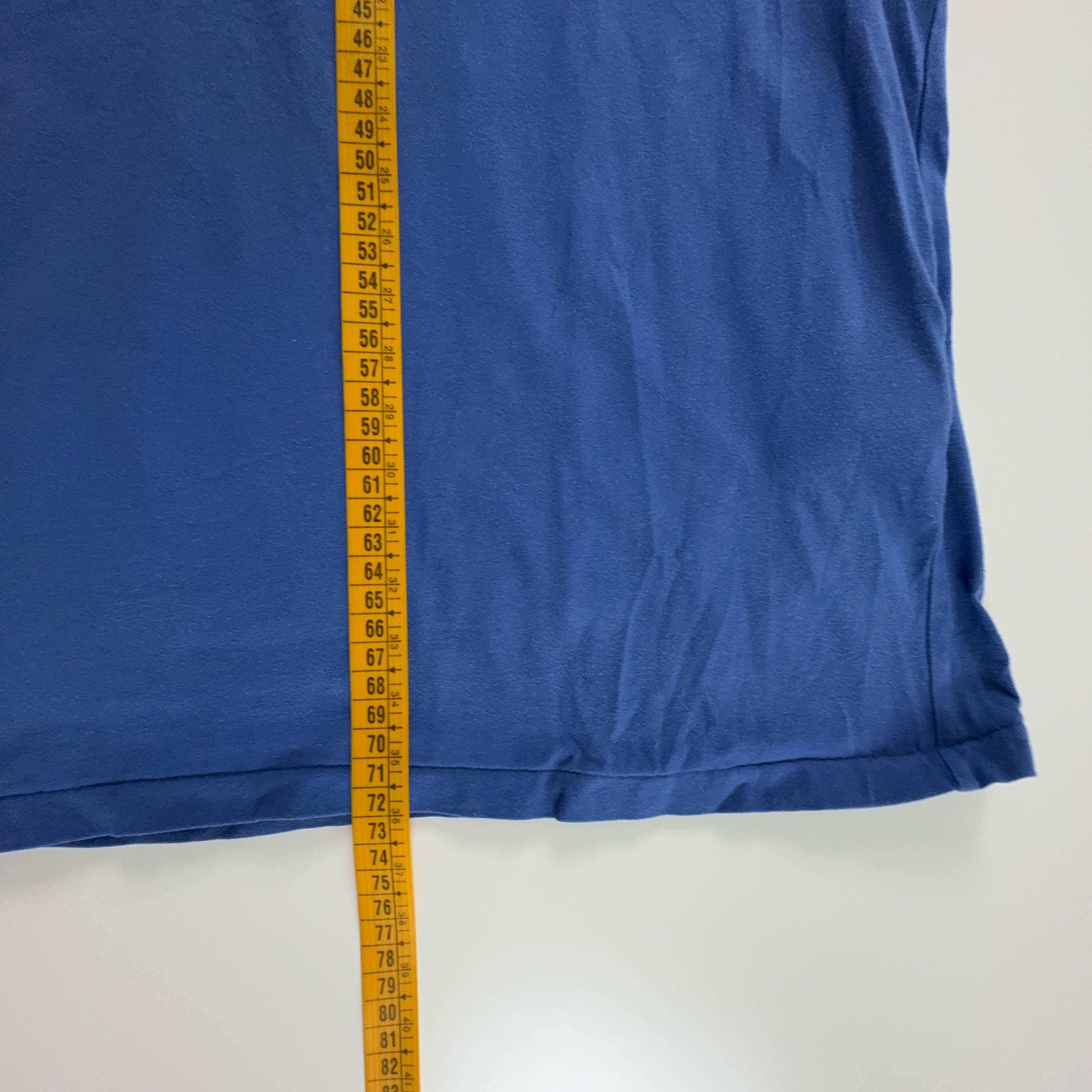 Ralph Lauren Solid Blue Crew Neck T-Shirt - Size XL 190 Men's