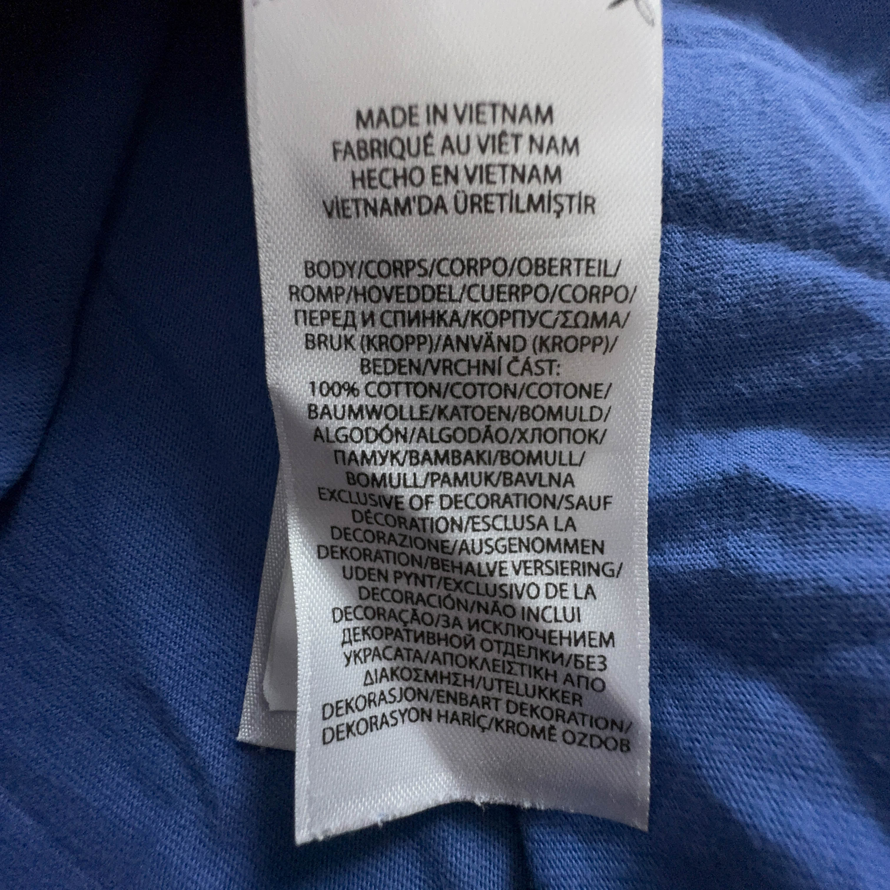 Ralph Lauren Solid Blue Crew Neck T-Shirt - Size XL 190 Men's