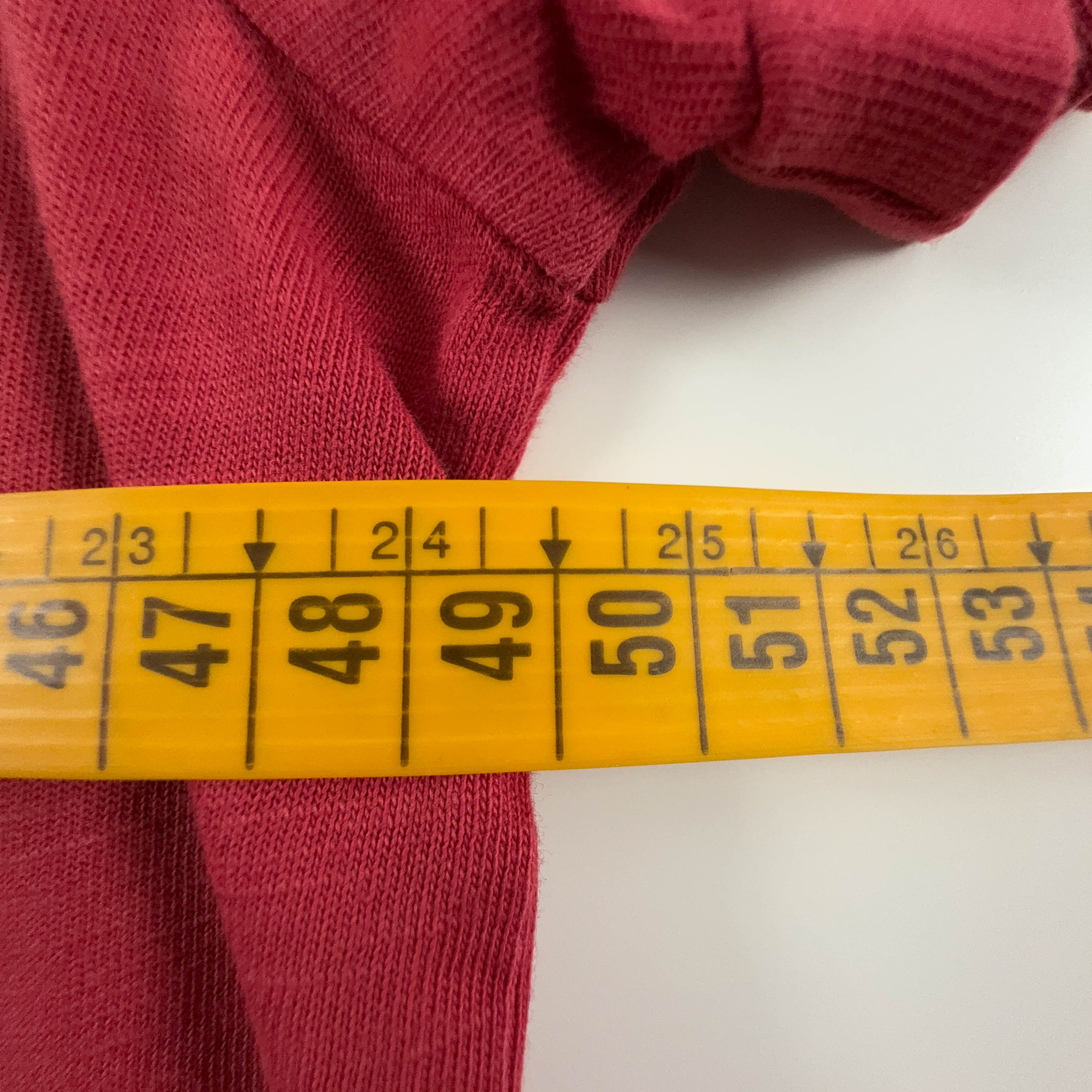 Ralph Lauren Red Crew Neck Custom Slim Fit Printed T-Shirt - Men's Size Medium