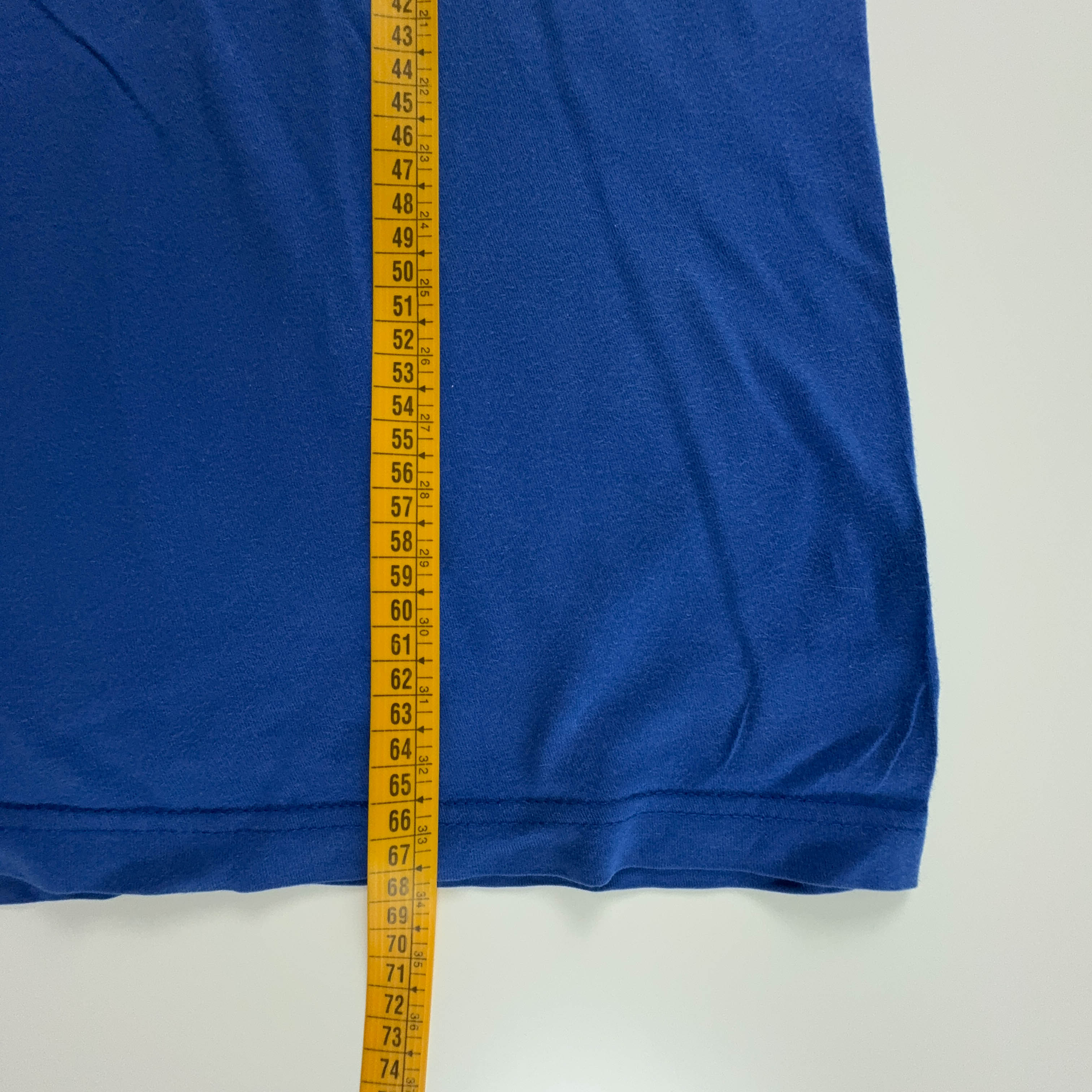 Nike Blue Crew Neck Printed T-Shirt - Men's Size S/M