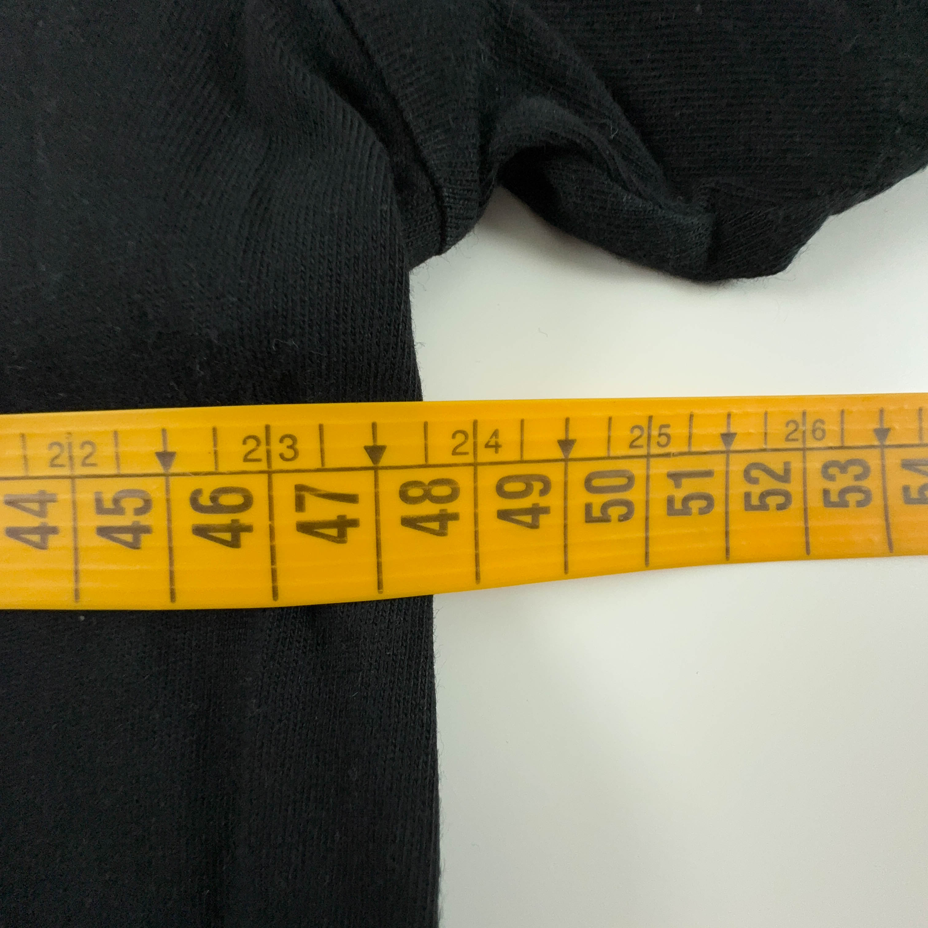 Lacoste black T-shirt with printed logo, regular fit, crew neck - Size 5 L men's