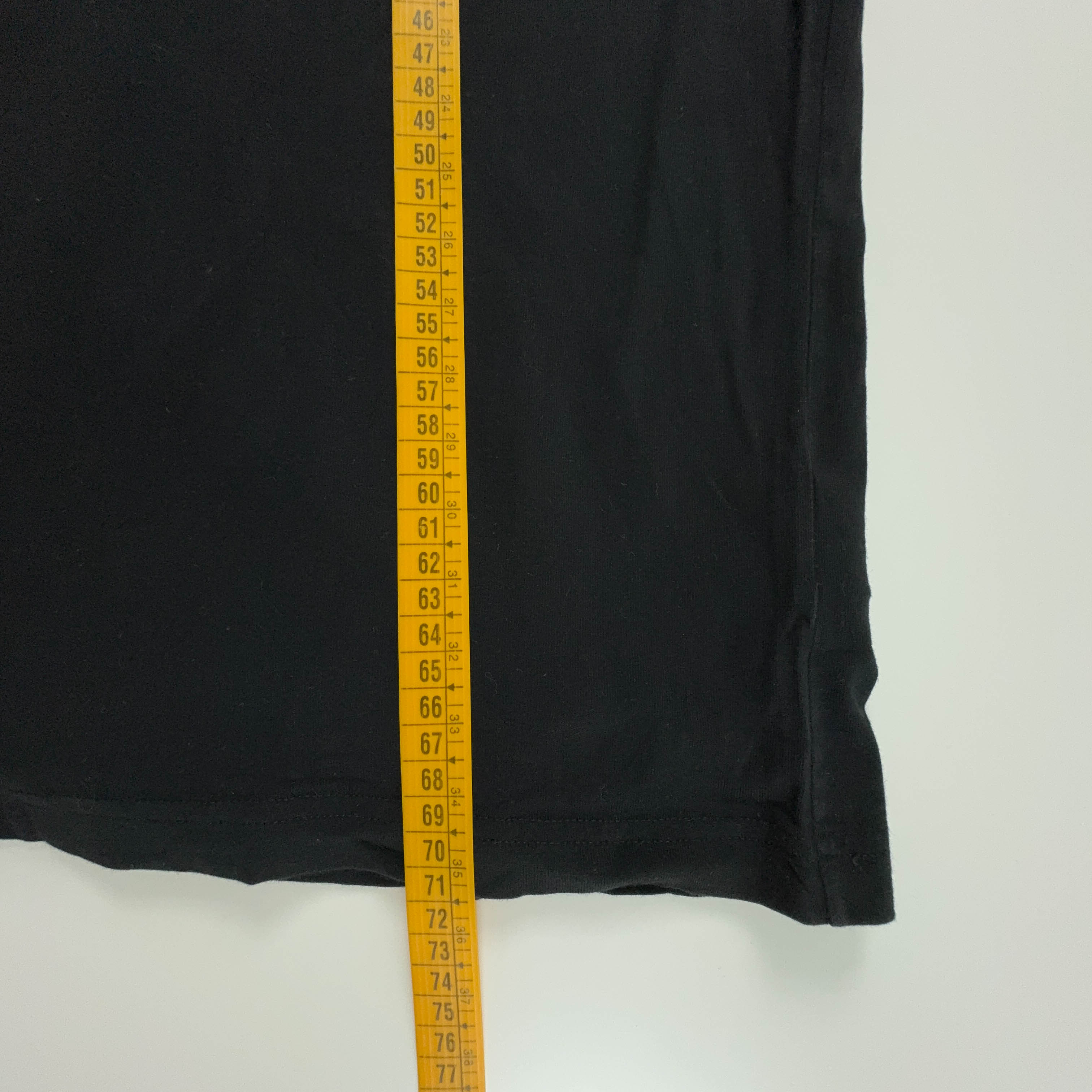 Lacoste black T-shirt with printed logo, regular fit, crew neck - Size 5 L men's