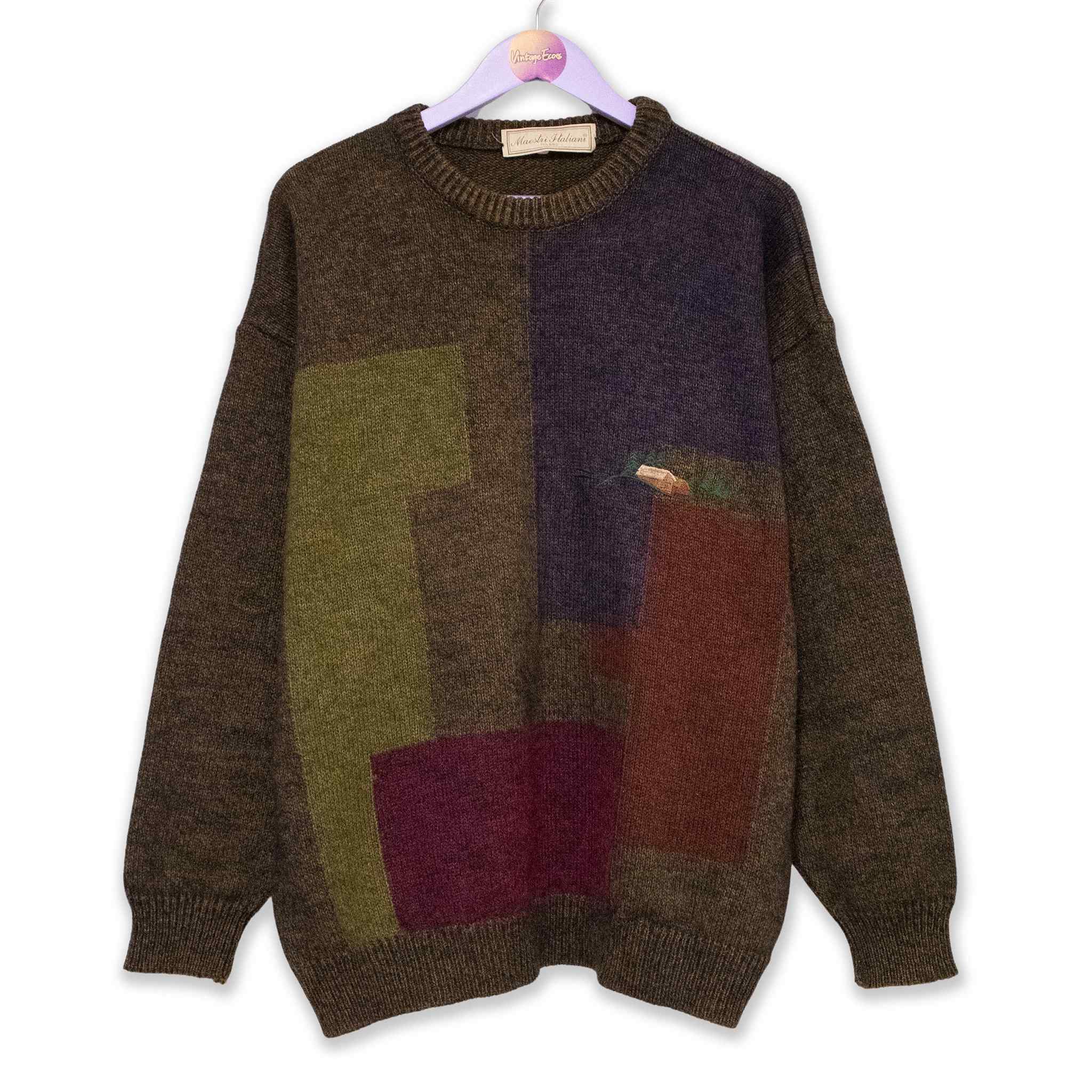 Maglione Vintage misto lana - Taglia XL