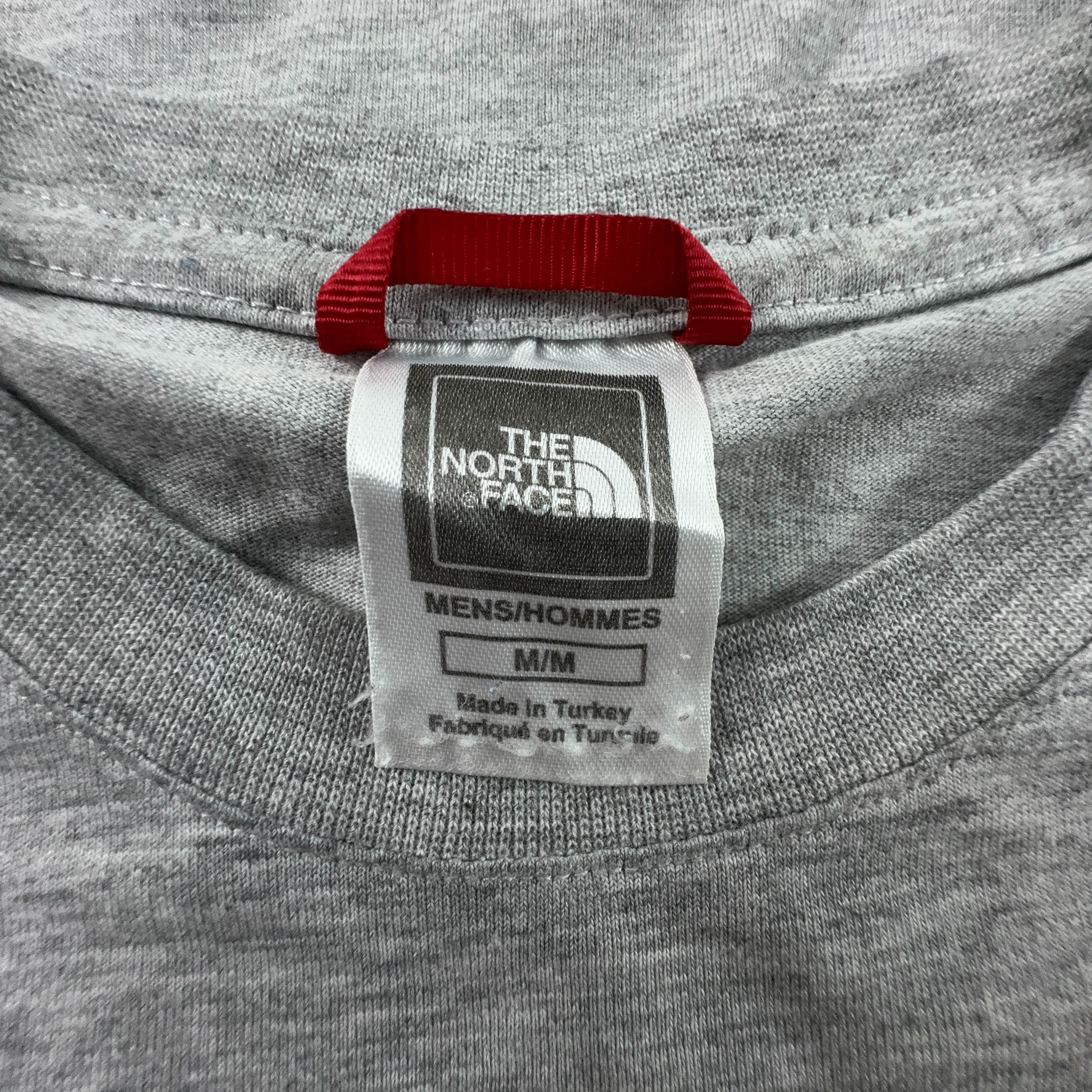The North Face Grey Crew Neck Print T-Shirt - Men's Size M