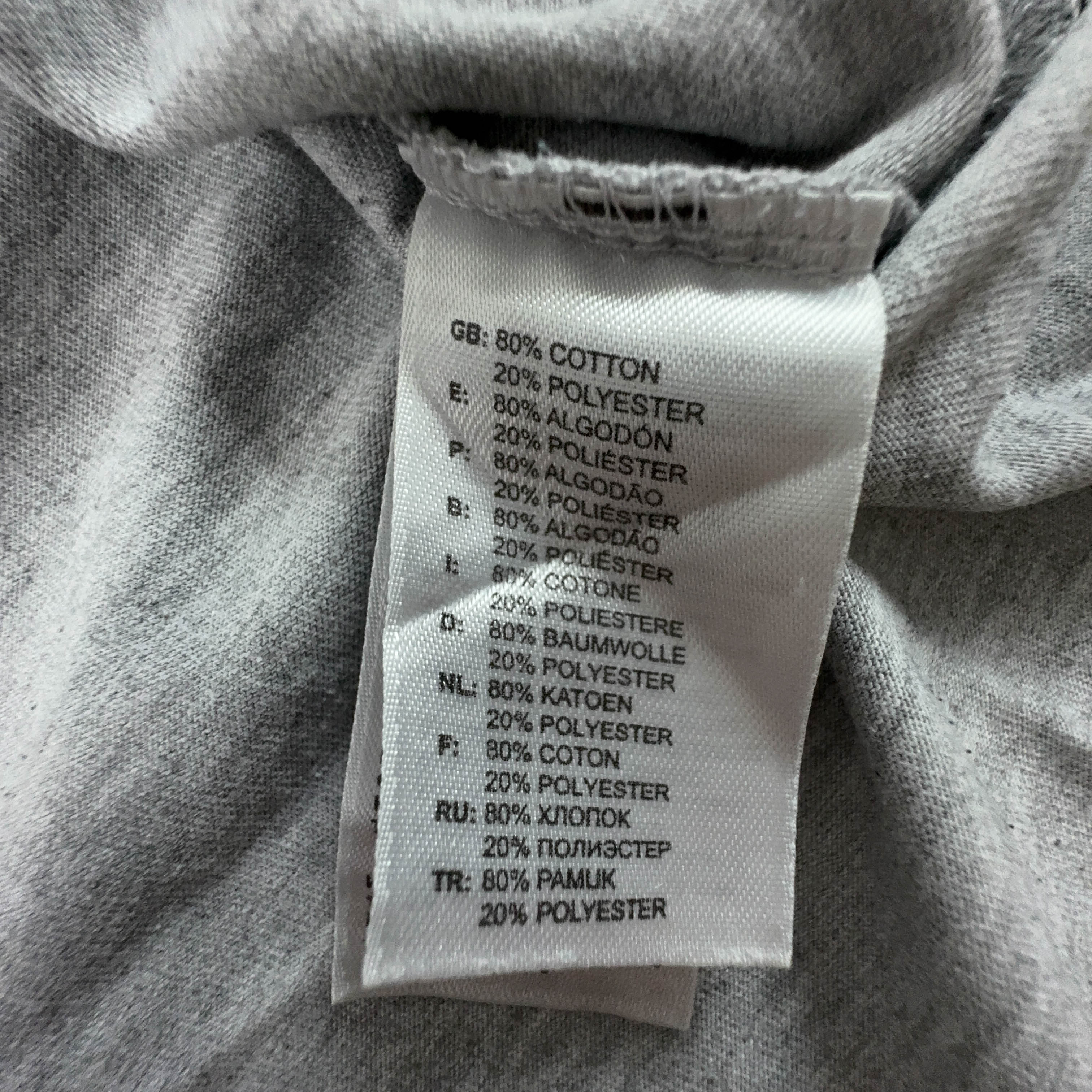 The North Face Grey Crew Neck Print T-Shirt - Men's Size M