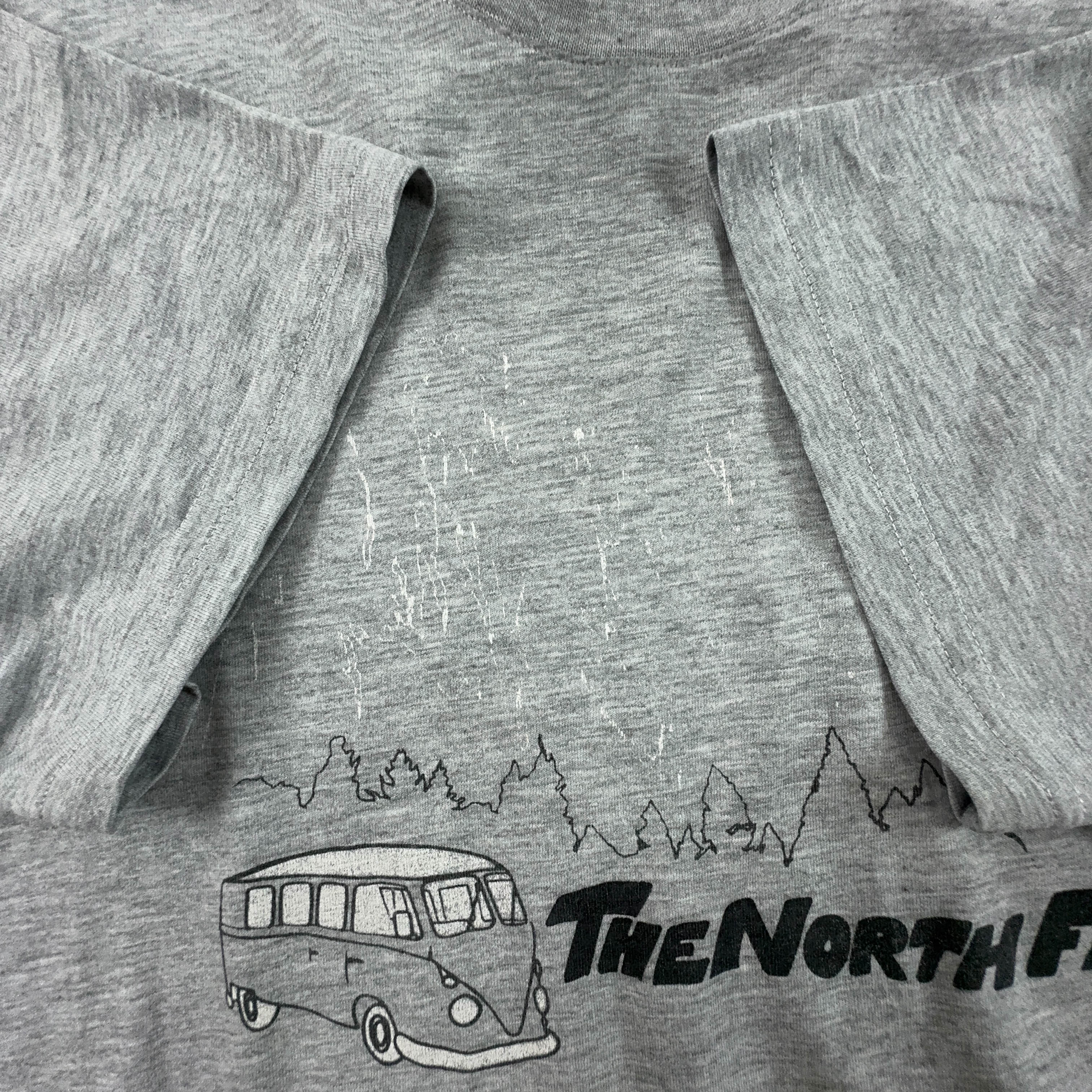 The North Face Grey Crew Neck Print T-Shirt - Men's Size M