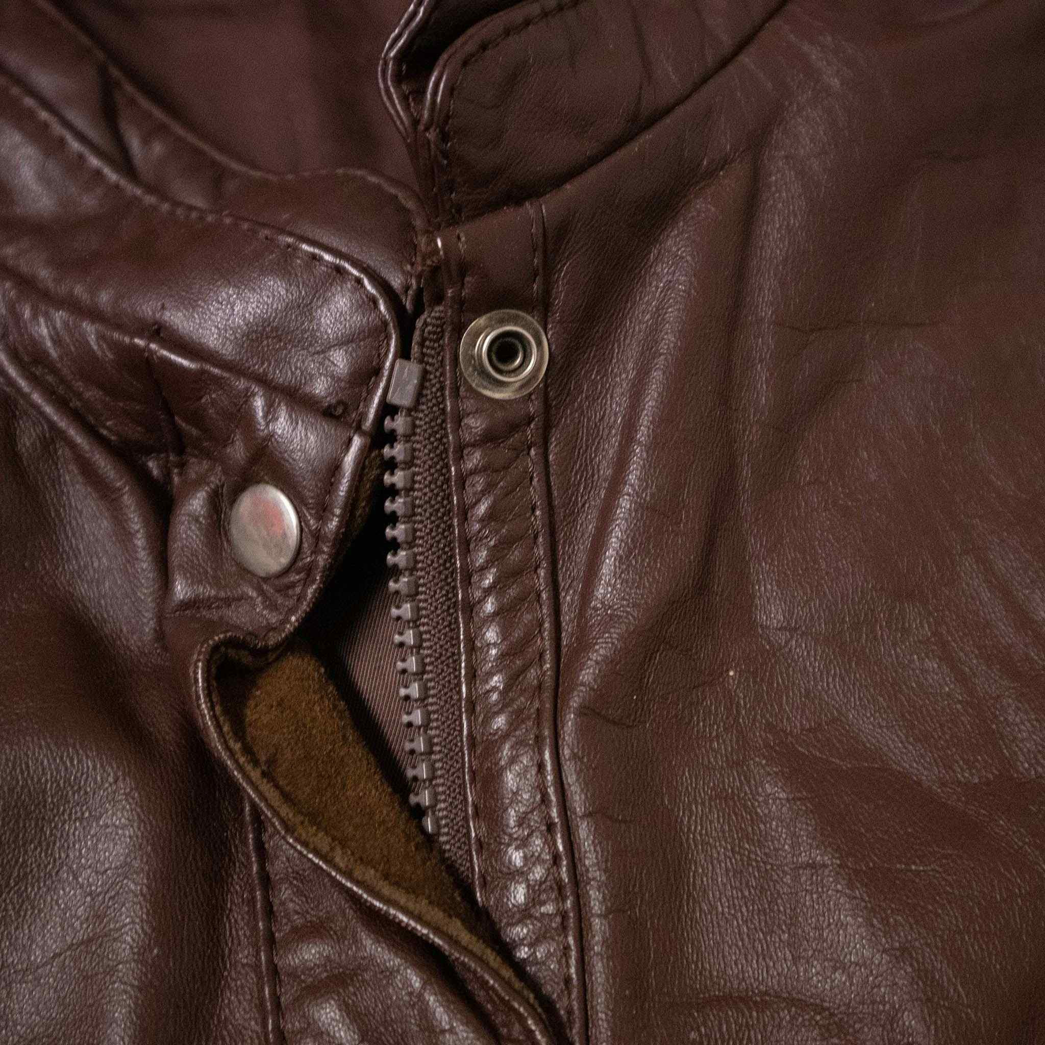 Vintage leather jacket - Size S/M