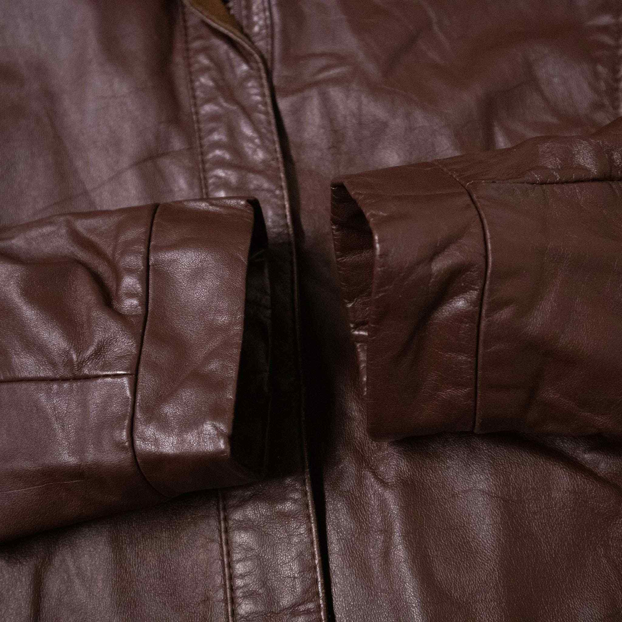 Vintage leather jacket - Size S/M