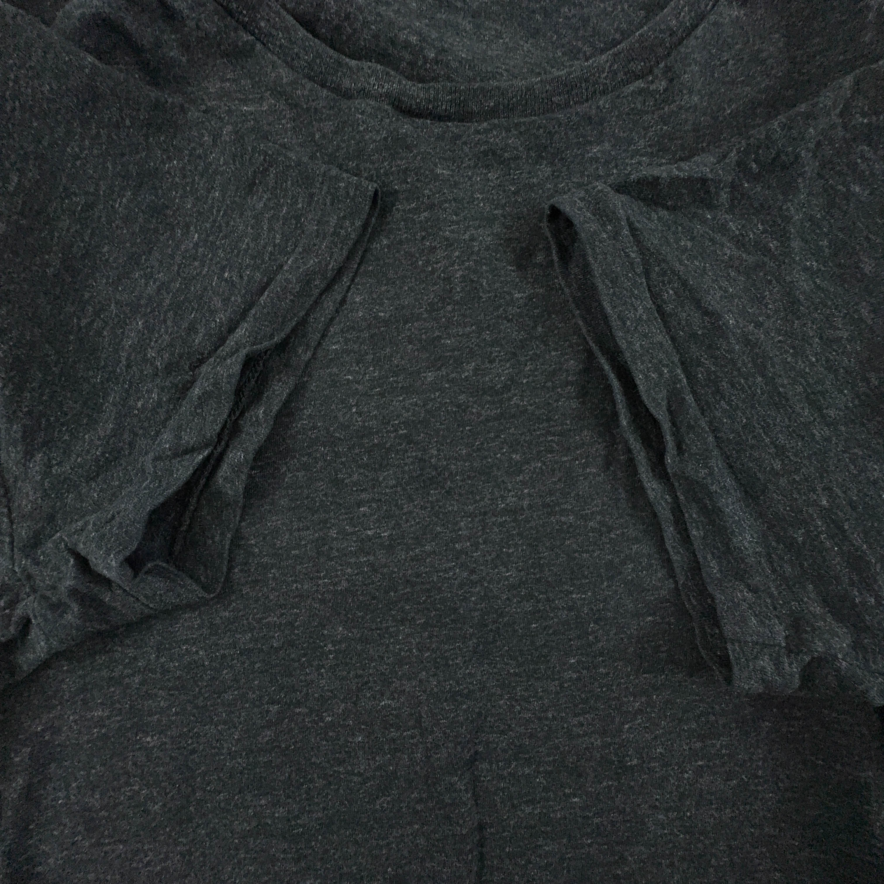 Ralph Lauren Dark Gray Solid Crew Neck Custom Slim Fit T-Shirt - Size M