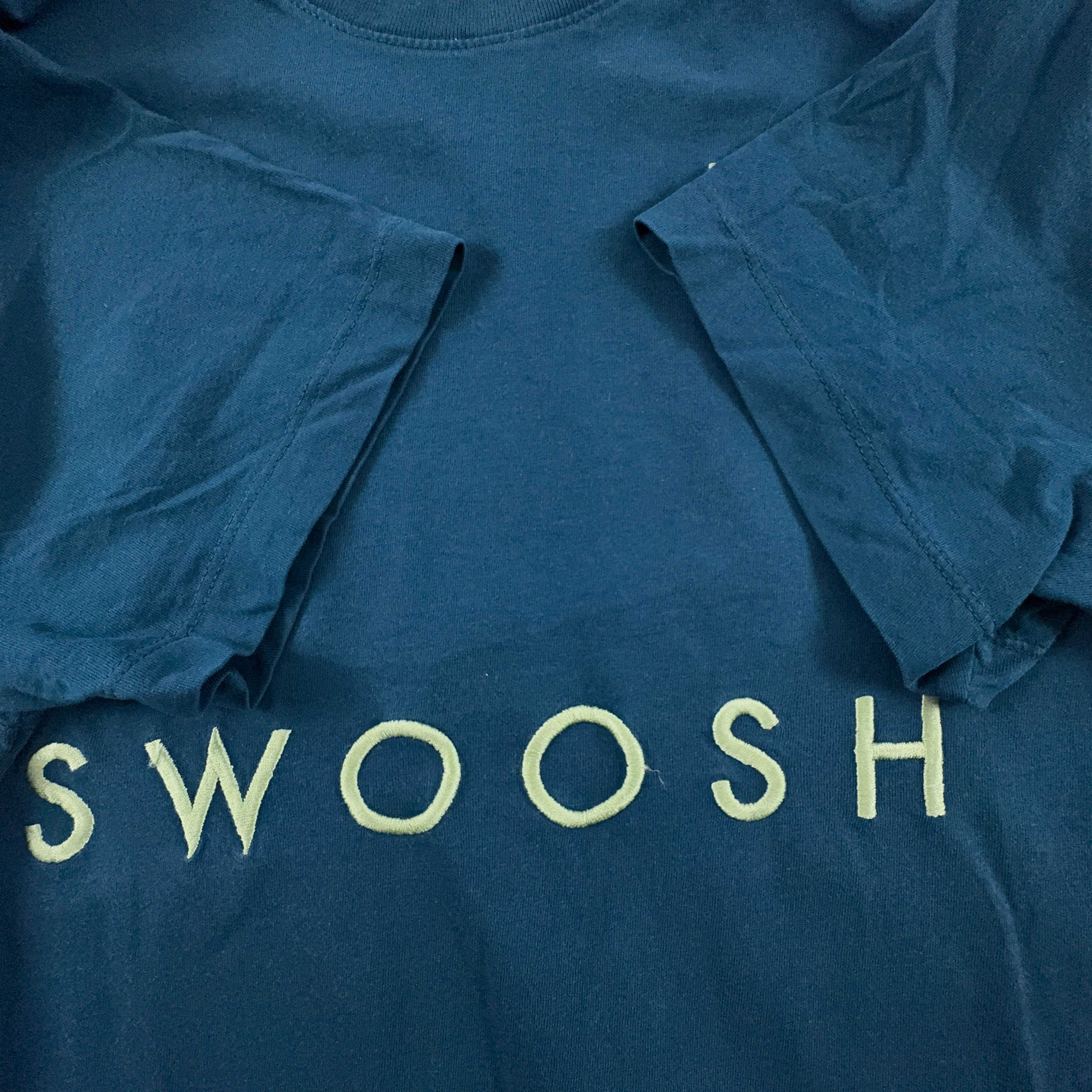 Nike Blue Crew Neck Printed T-Shirt - Men's Size M