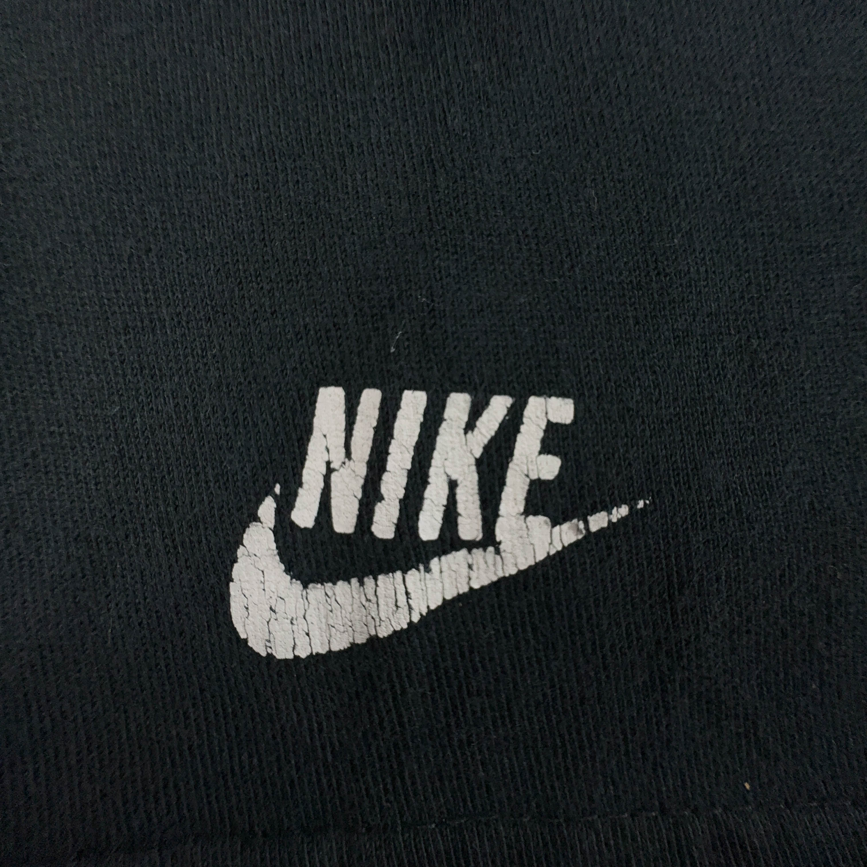 Nike Black Crew Neck Printed T-Shirt - Men's Size XL