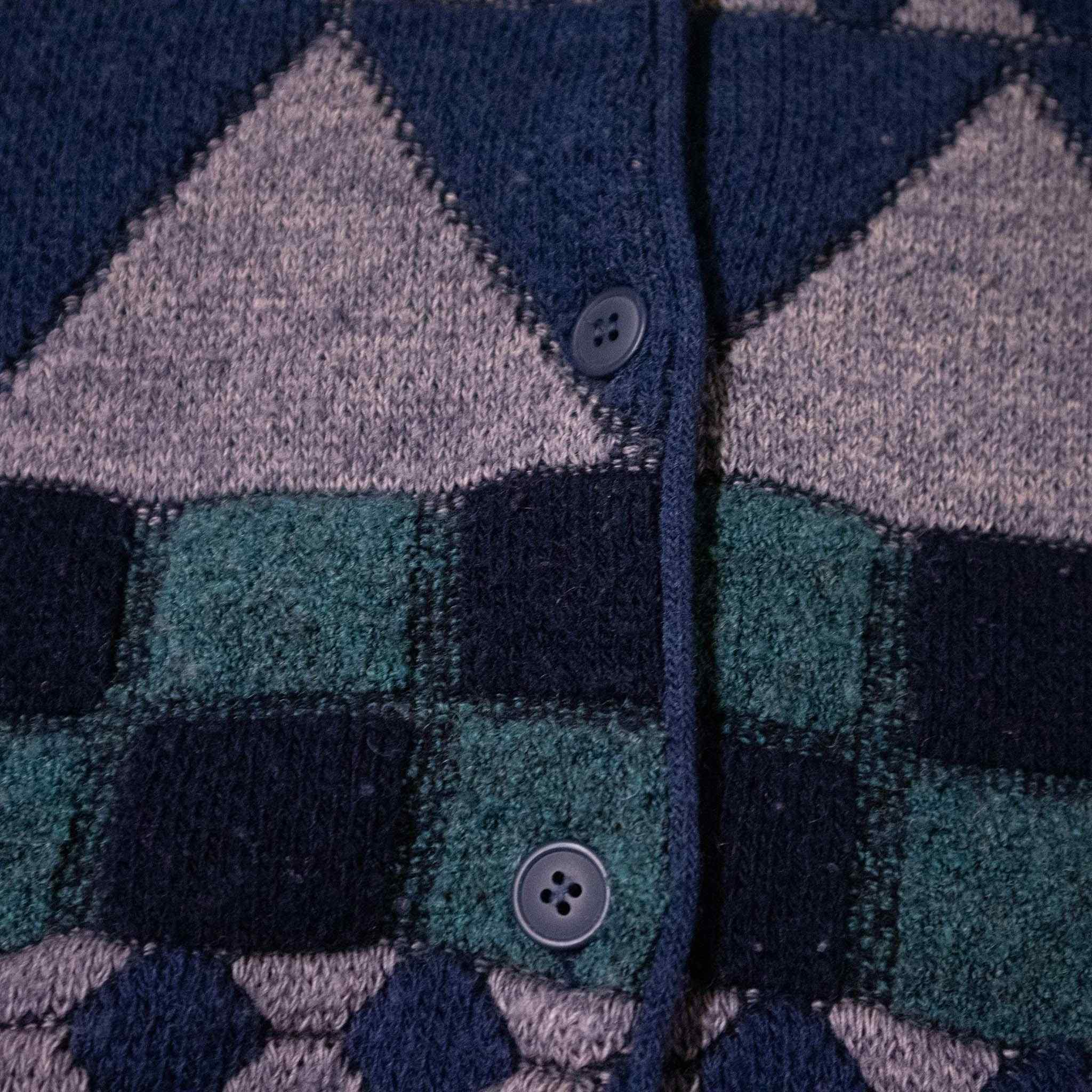 Vintage Cardigan 27% wool - Size XL