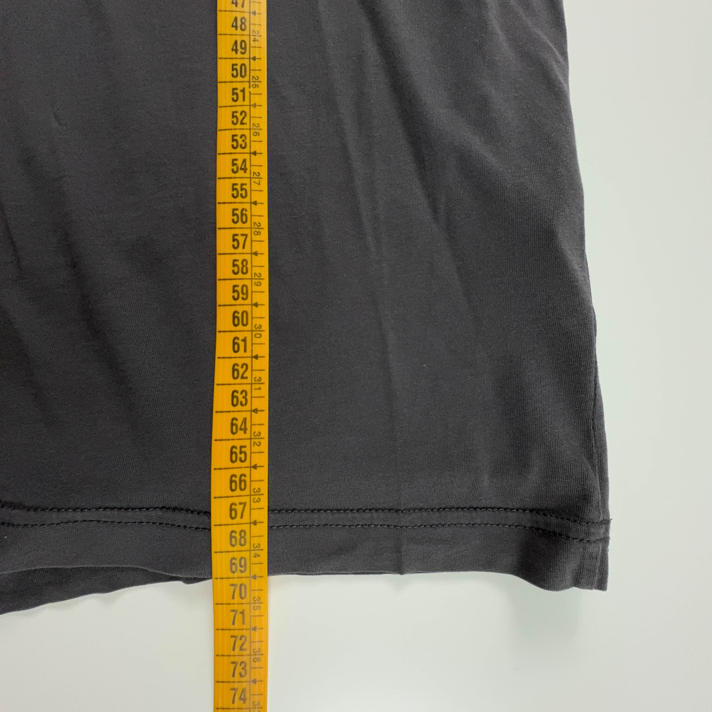 Napapijri T-shirt with dark grey logo print and crew neck - Men's Size M