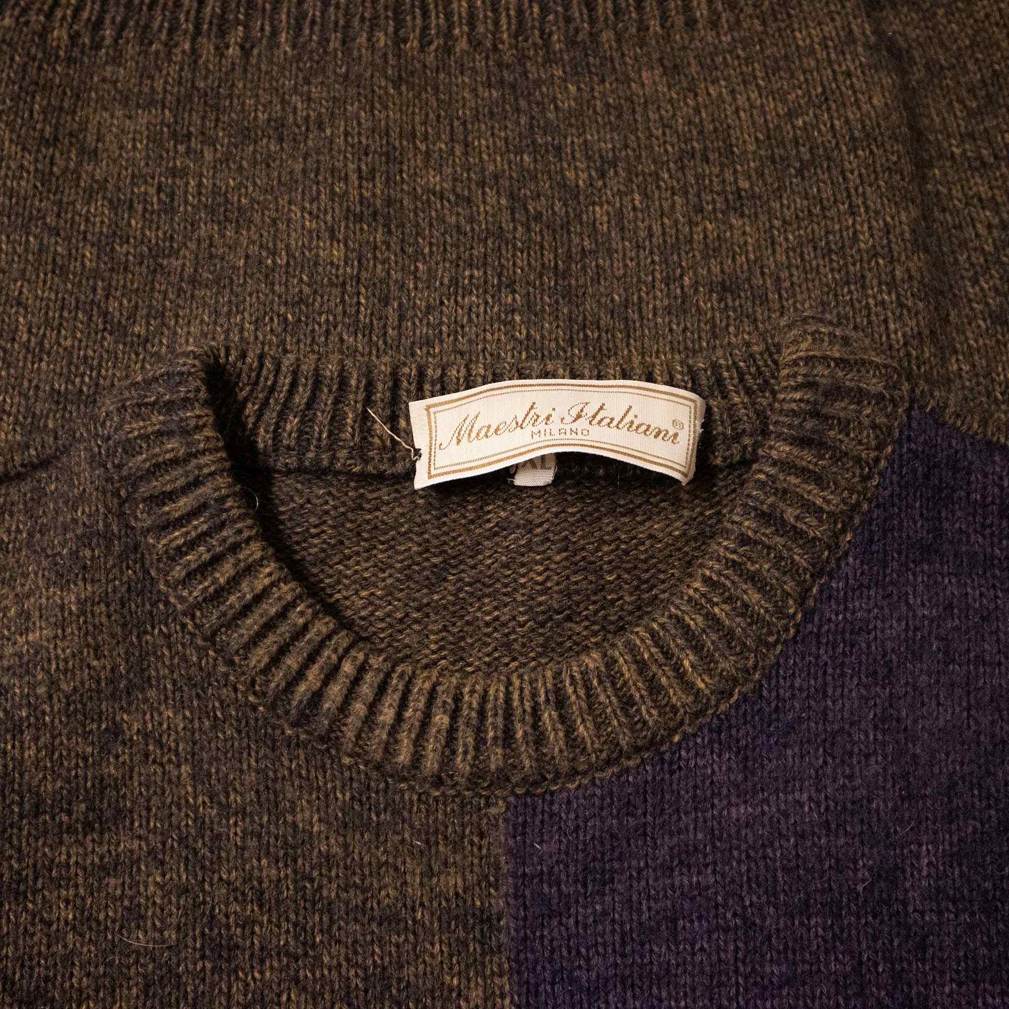 Vintage wool blend sweater - Size XL