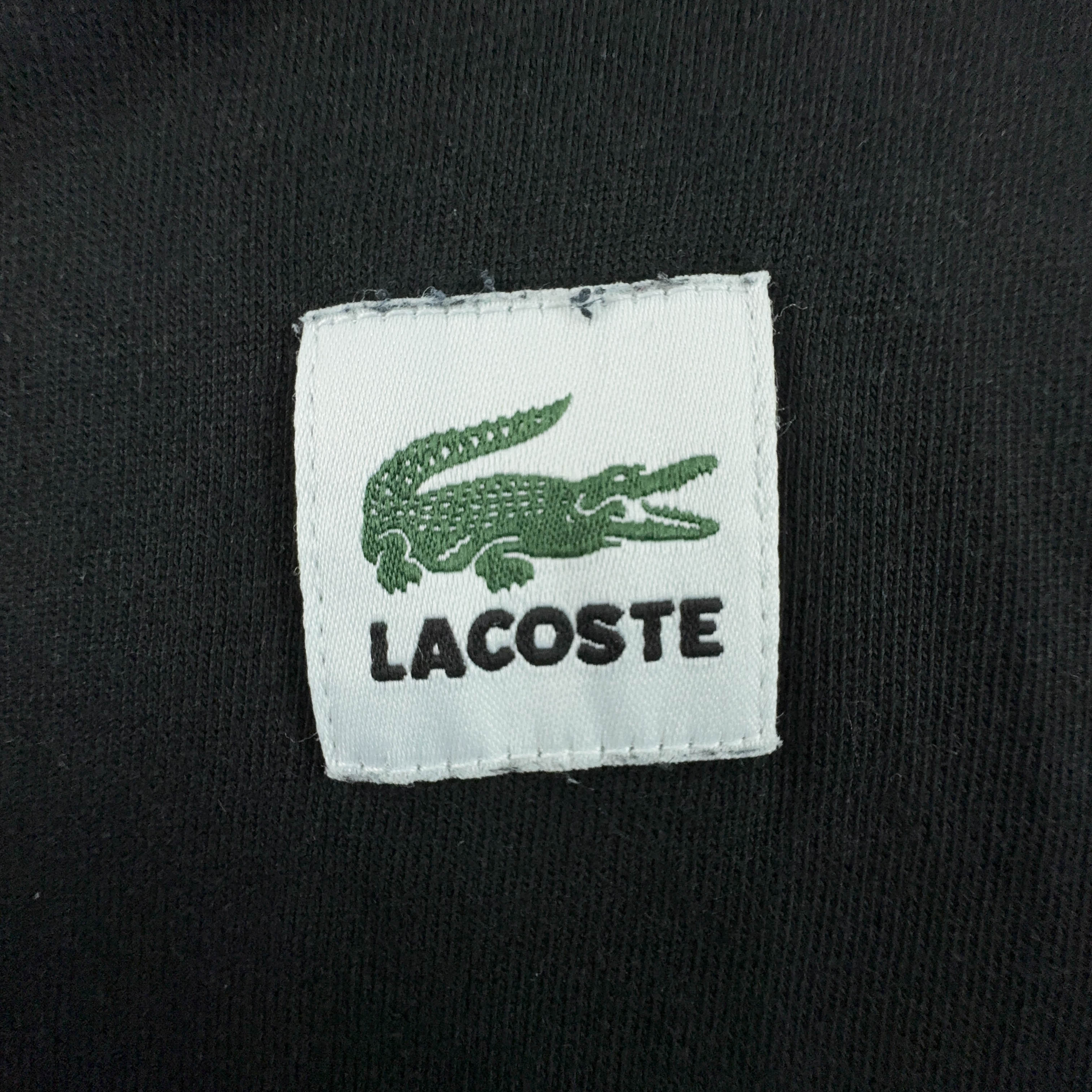 Lacoste Live Black Crew Neck T-Shirt - Men's Size M
