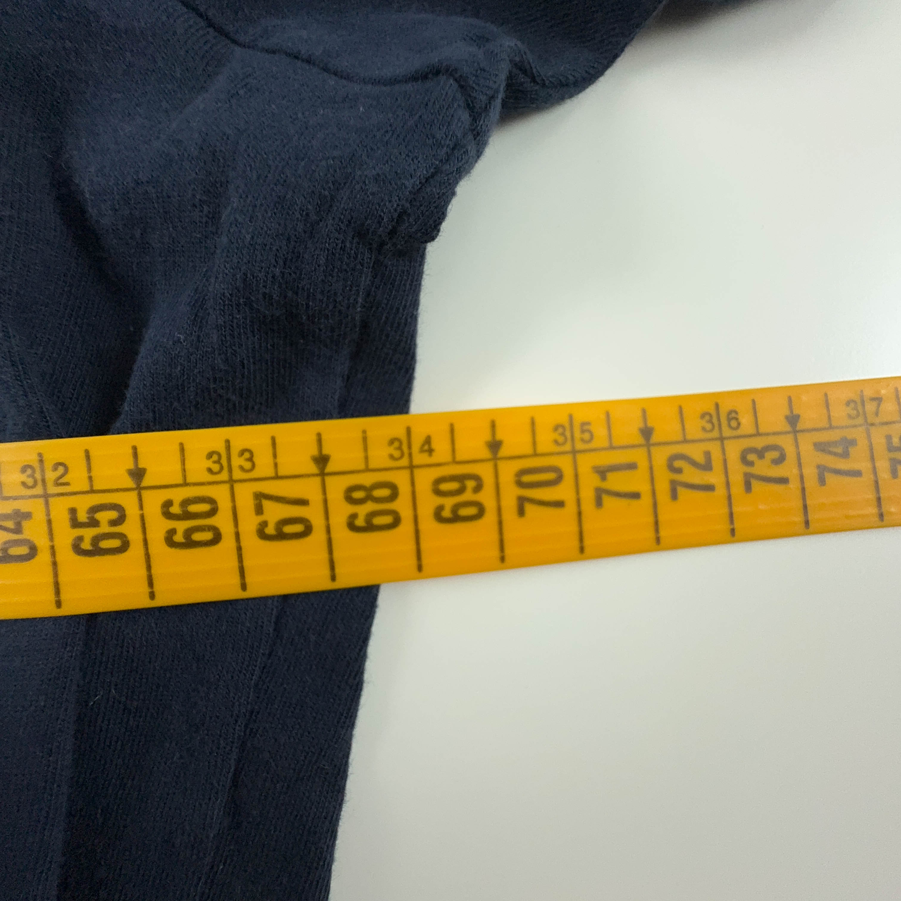 Lacoste Regular Fit Crew Neck Dark Blue T-Shirt - Men's Size 10