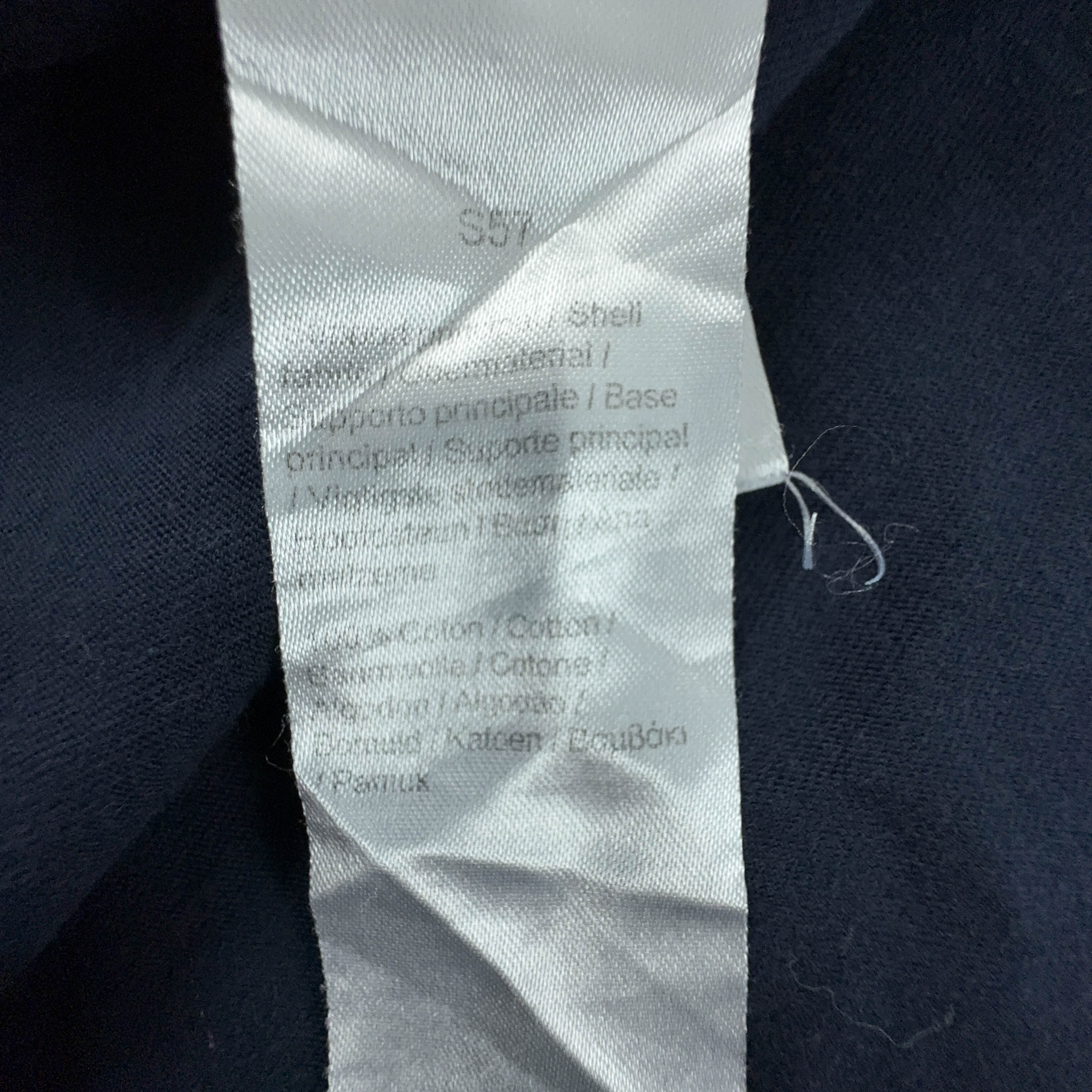 Lacoste Regular Fit Crew Neck Dark Blue T-Shirt - Men's Size 10