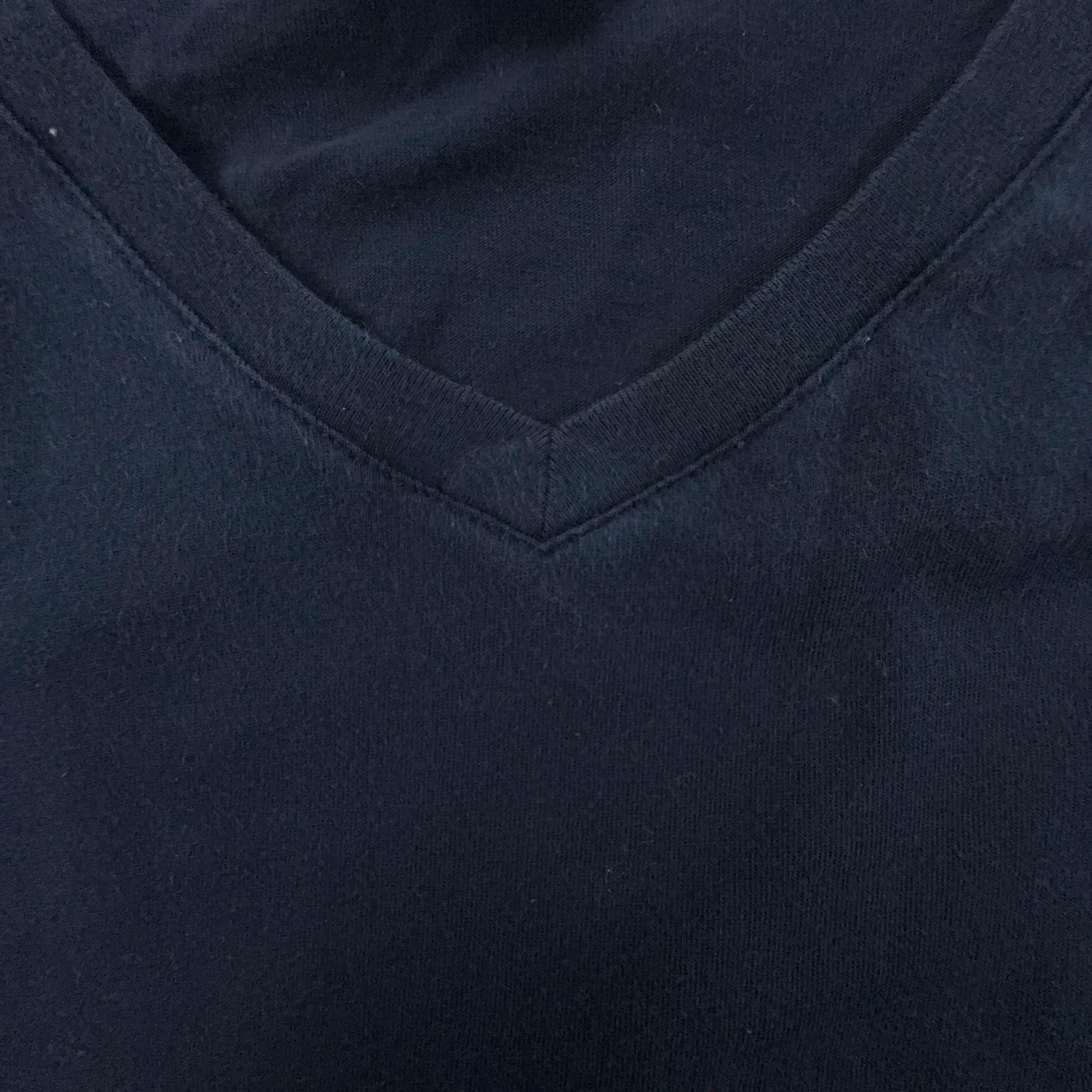 Lacoste Regular Fit Crew Neck Dark Blue T-Shirt - Men's Size 10