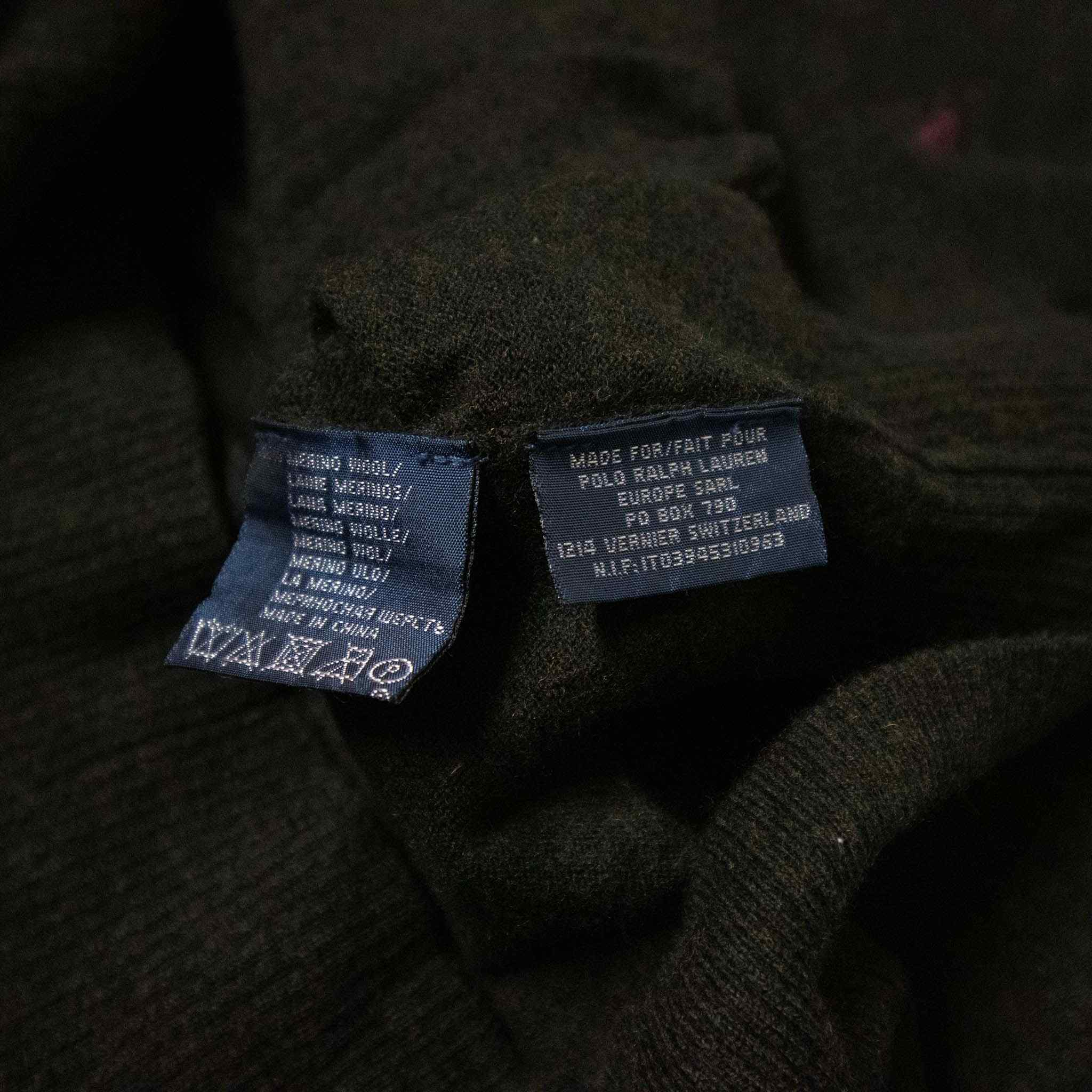 Cardigan Ralph Lauren 100% lana - Taglia XL