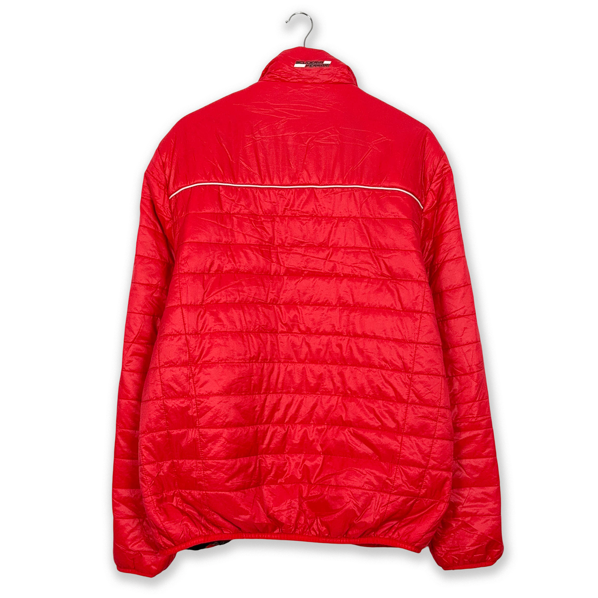 Piumino leggero Ferrari rosso con zip - Taglia XL uomo