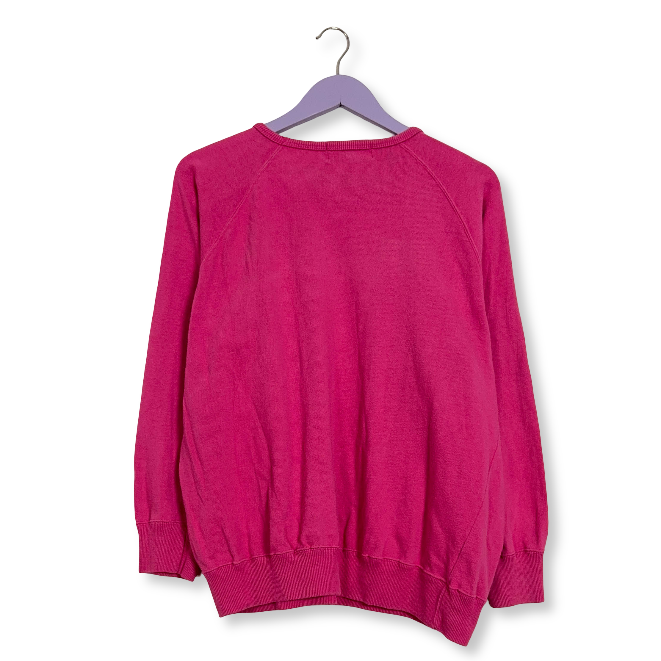 Maglione Ralph Lauren rosa a girocollo 100% cotone - Taglia M uomo