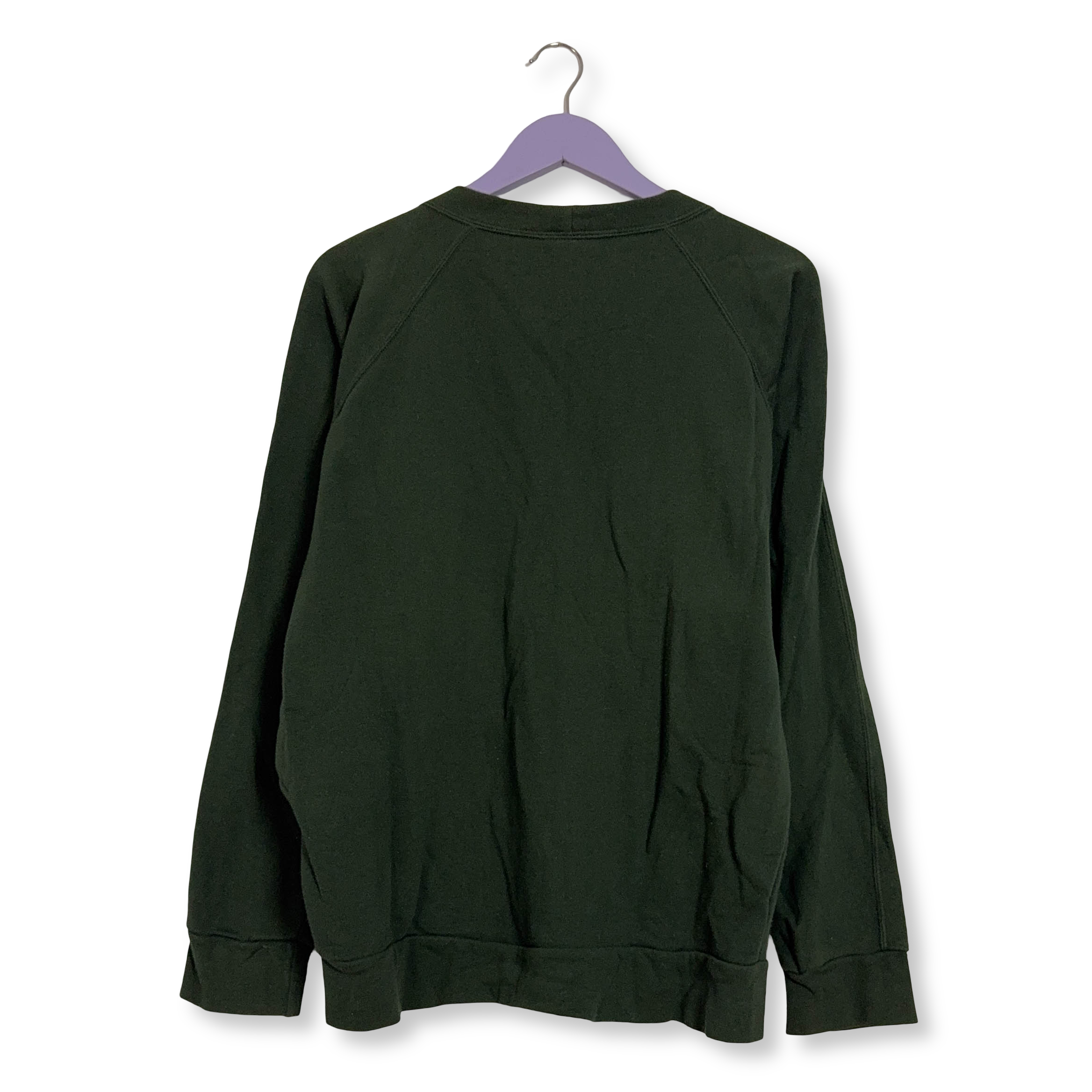Cardigan Hugo Boss Vintage verde 100% cotone anni 80 90 - Taglia L uomo