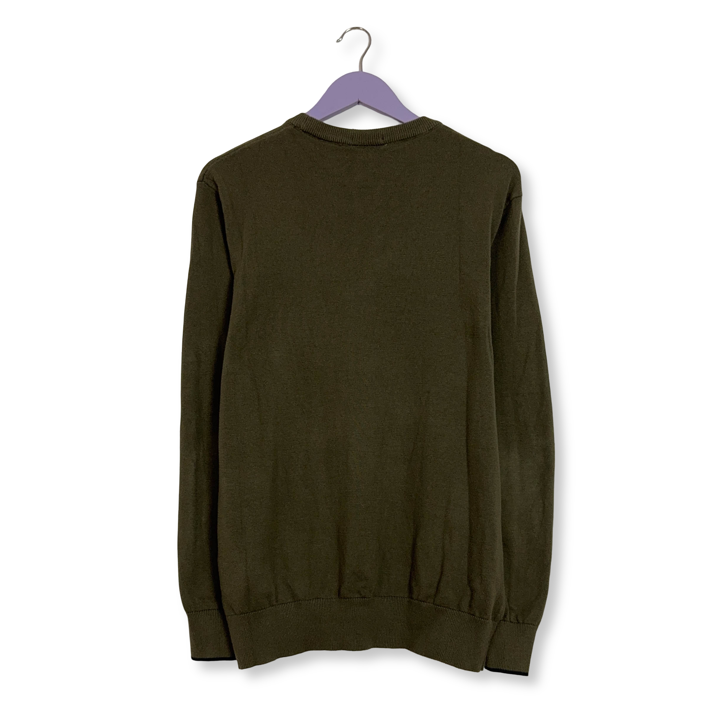 Maglione Timberland verde a girocollo 100% cotone - Taglia L uomo