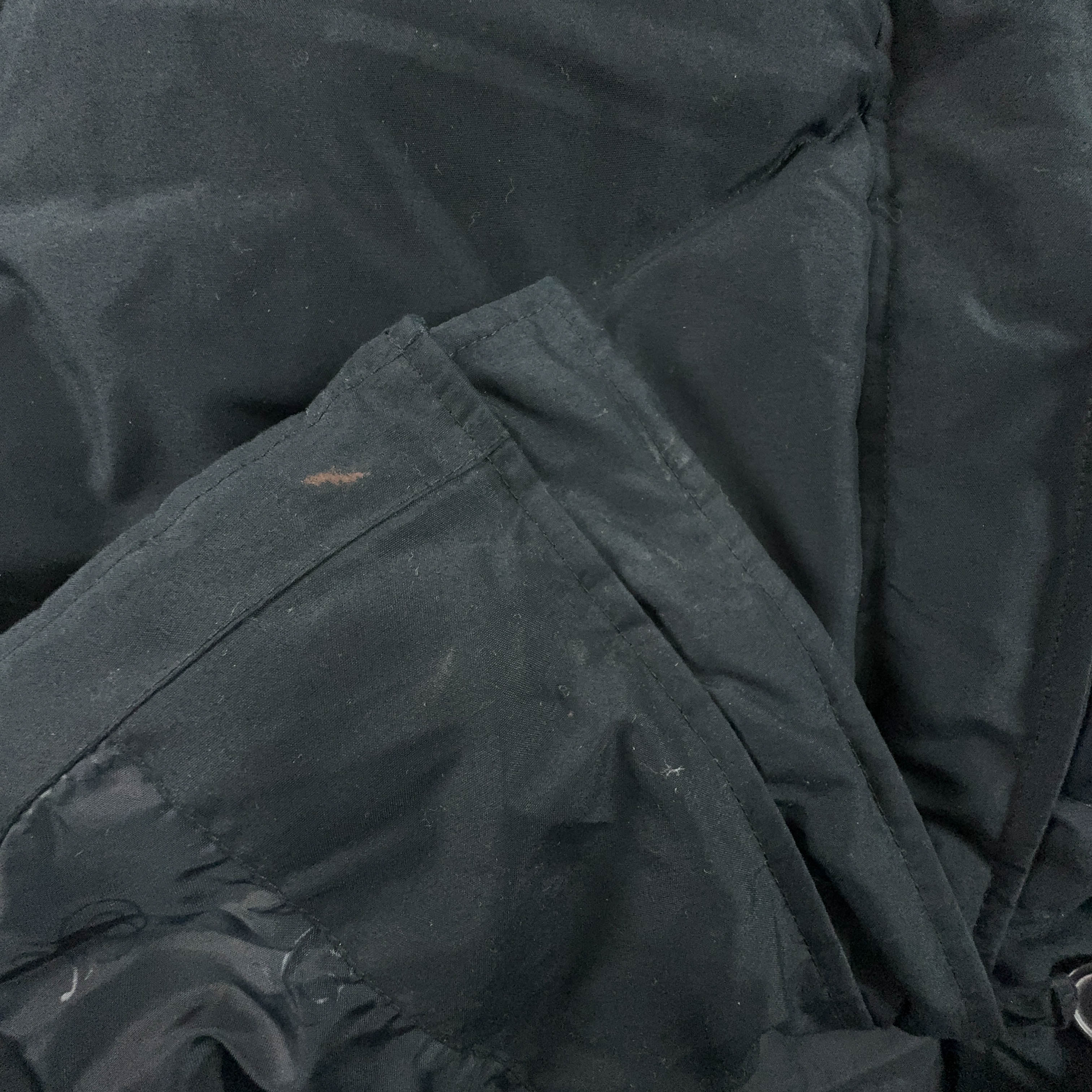 Giubbotto Nike Vintage nero con zip e cappuccio - Taglia XL 178 uomo