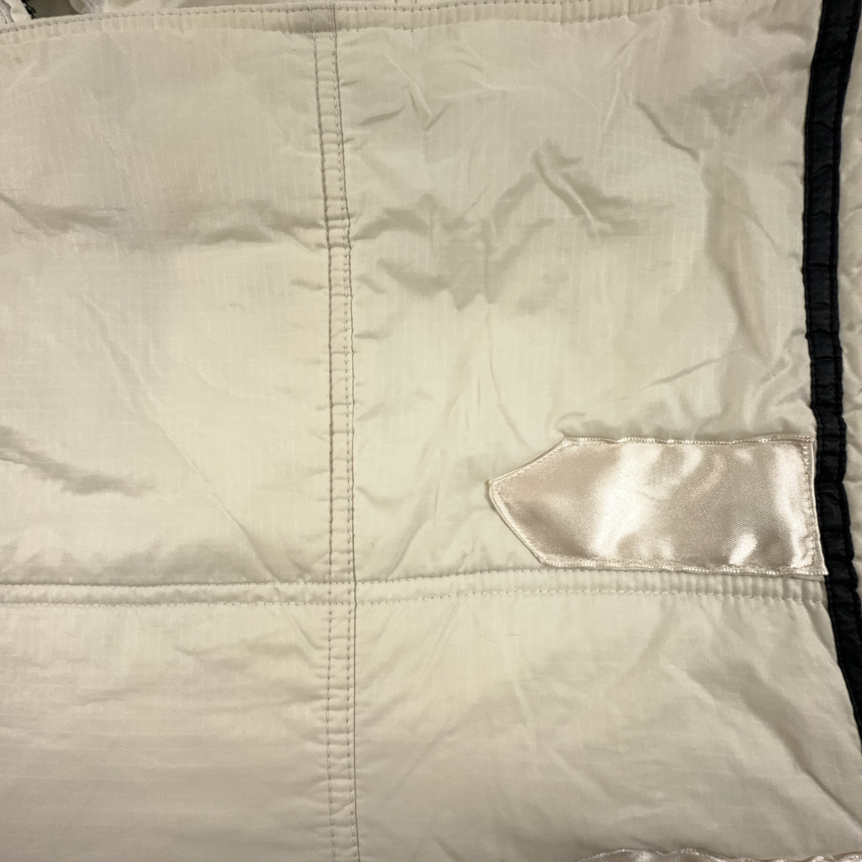 Giacca Adidas Vintage anni 90 beige con zip - Taglia L uomo