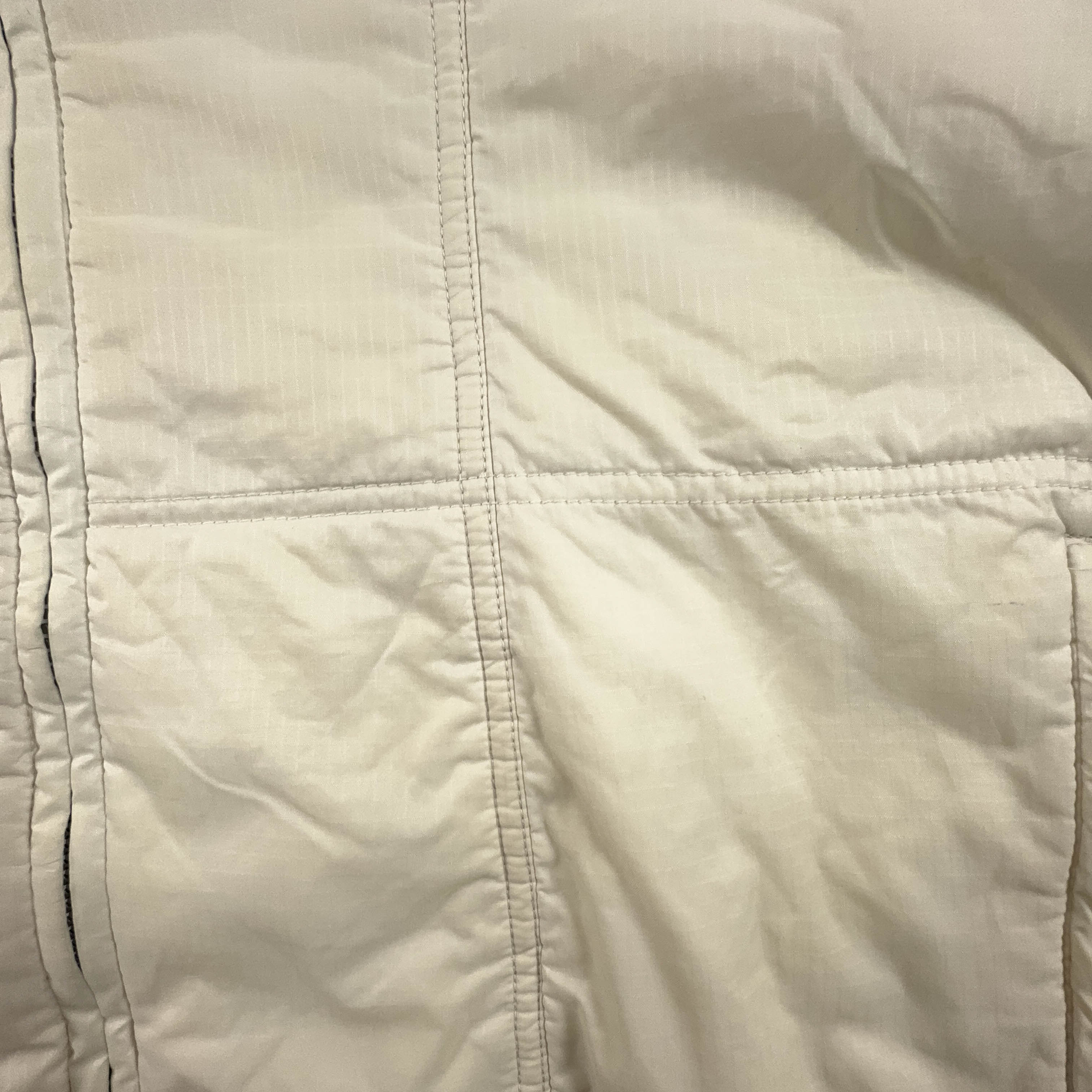 Giacca Adidas Vintage anni 90 beige con zip - Taglia L uomo