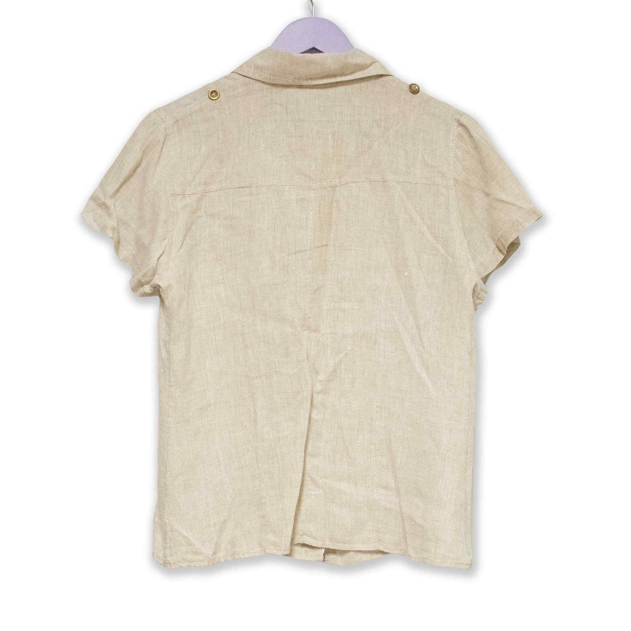 Vintage 100% linen shirt - Size L